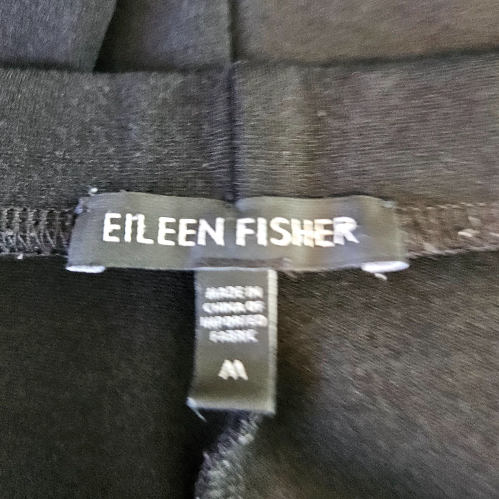 Eileen Fisher Eileen Fisher Pants Womens Ponte Knit Pull On Sz Medium Black Mid Rise Size 32" / US 10 / IT 46 - 7 Thumbnail