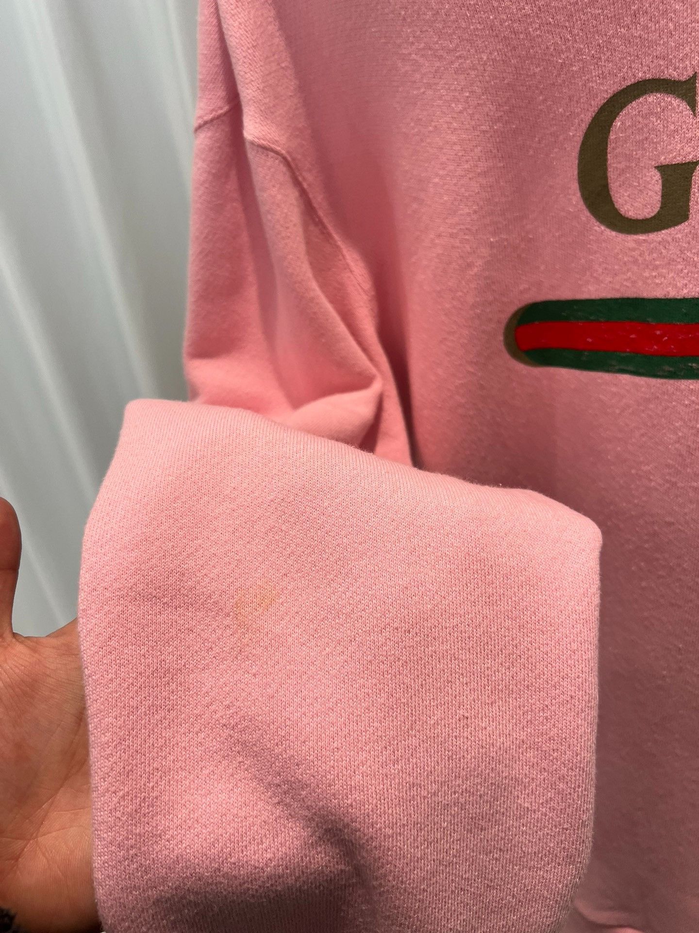 Gucci Gucci Gucci pink embroidered hoodie Size US S / EU 44-46 / 1 - 8 Thumbnail