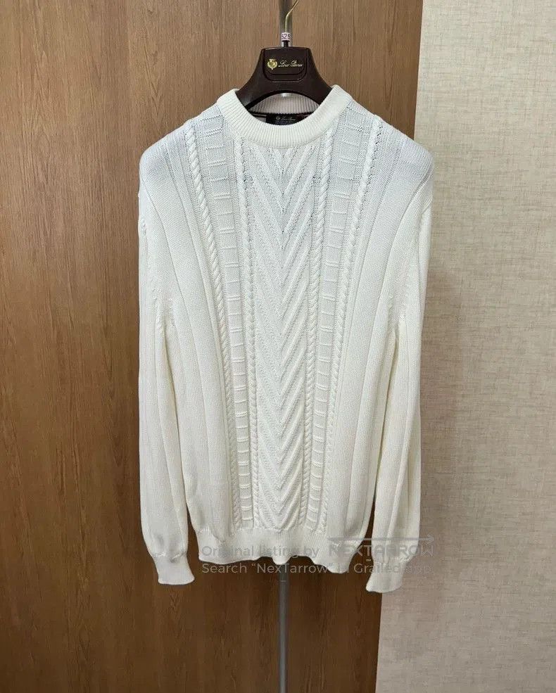 Loro Piana Loro Piana 12 Micron Wool Knit Sweater. Size US L / EU 52-54 / 3 - 1 Thumbnail