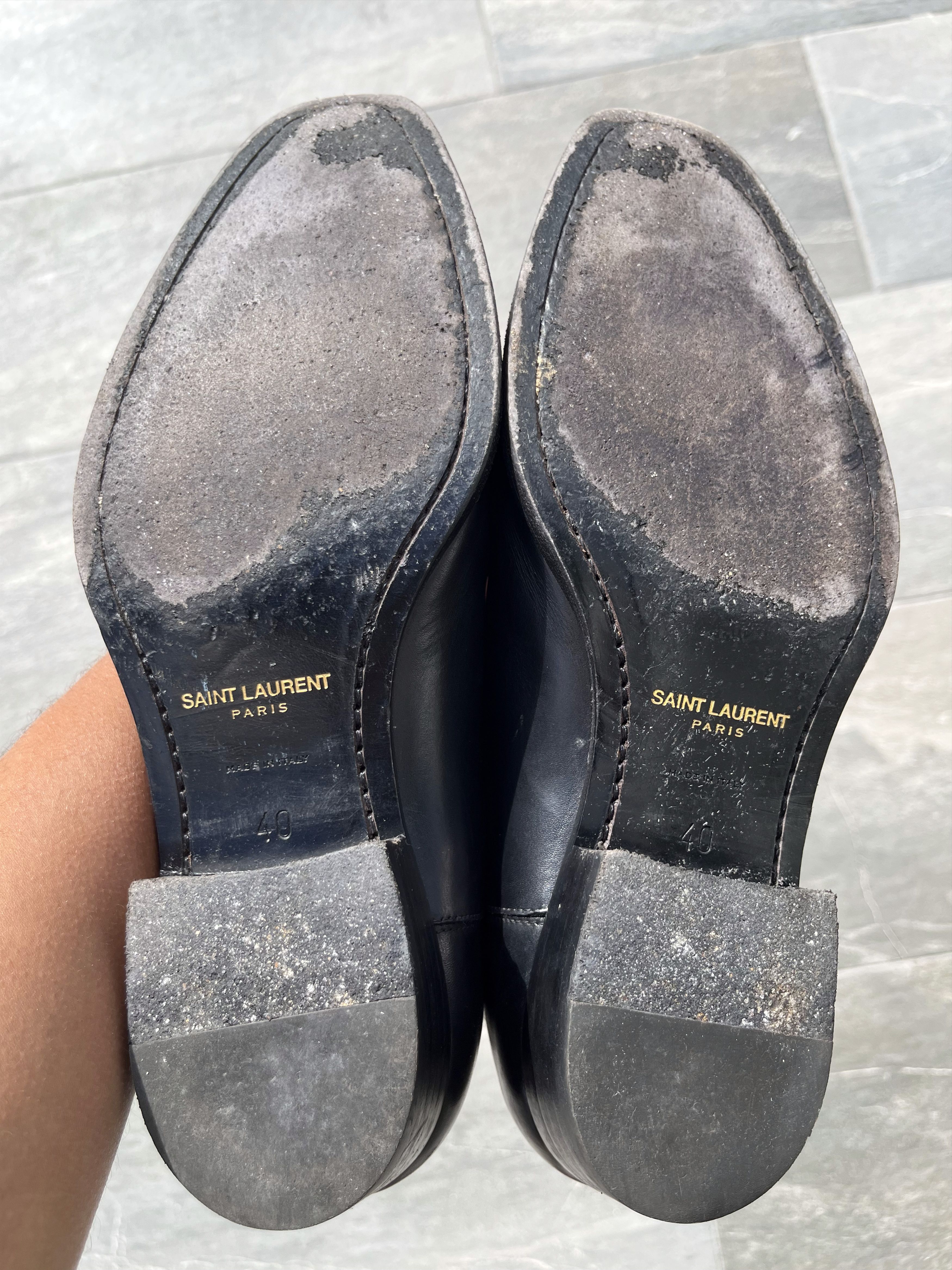 Saint Laurent Paris Saint Laurent Paris Black Leather Chelsea Boots Size US 7 / EU 40 - 5 Thumbnail