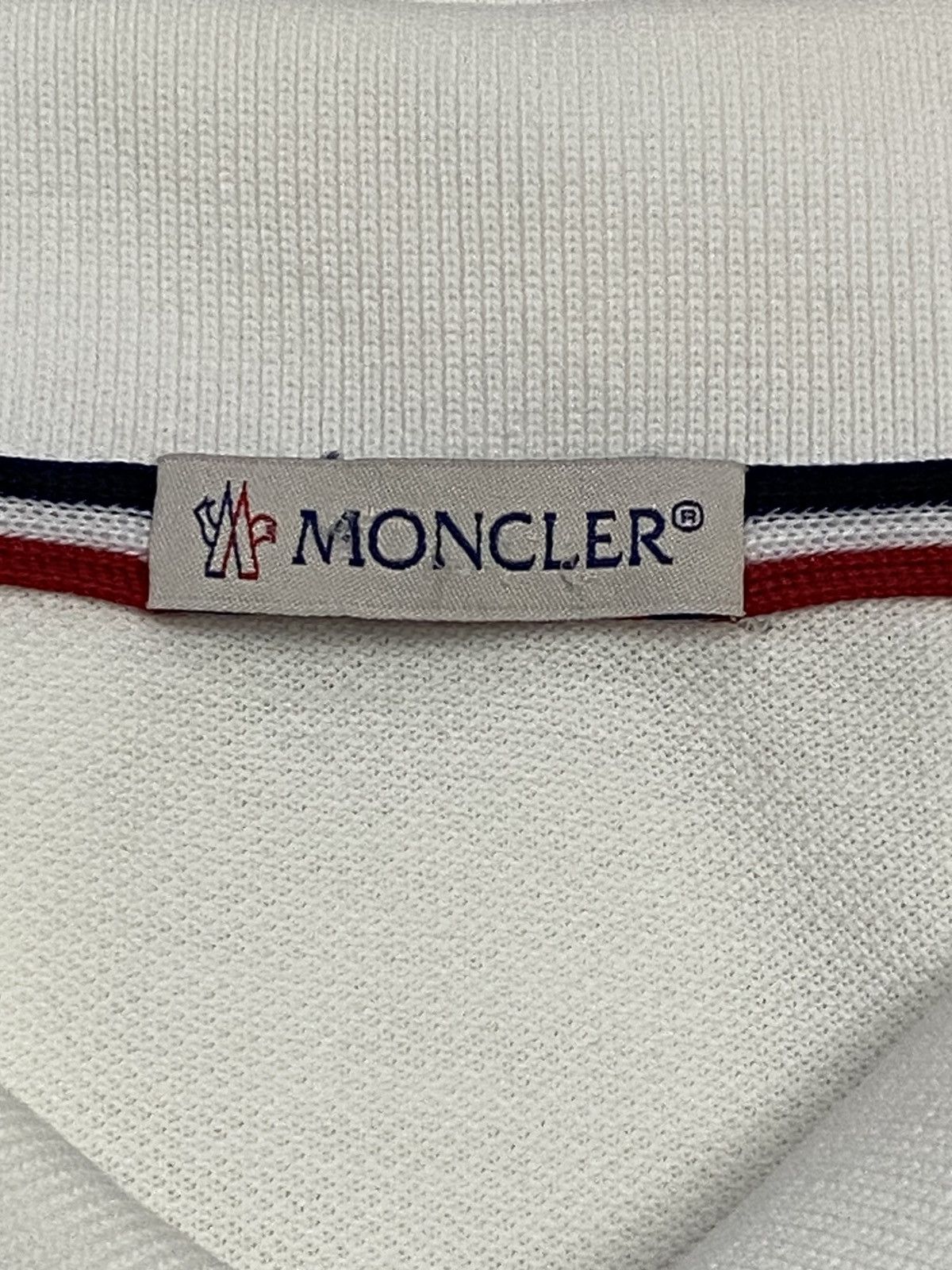 Moncler Moncler Contrast Rib Polo Shirt Size US L / EU 52-54 / 3 - 9 Thumbnail
