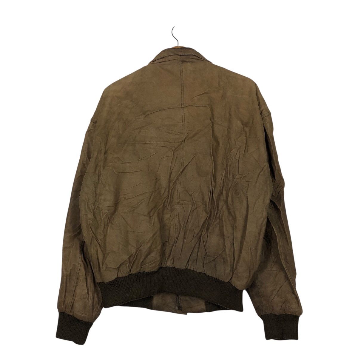 Japanese Brand 📌Vintage Bomber Leather Jacket Fly Adventure Bound Size US L / EU 52-54 / 3 - 9 Thumbnail