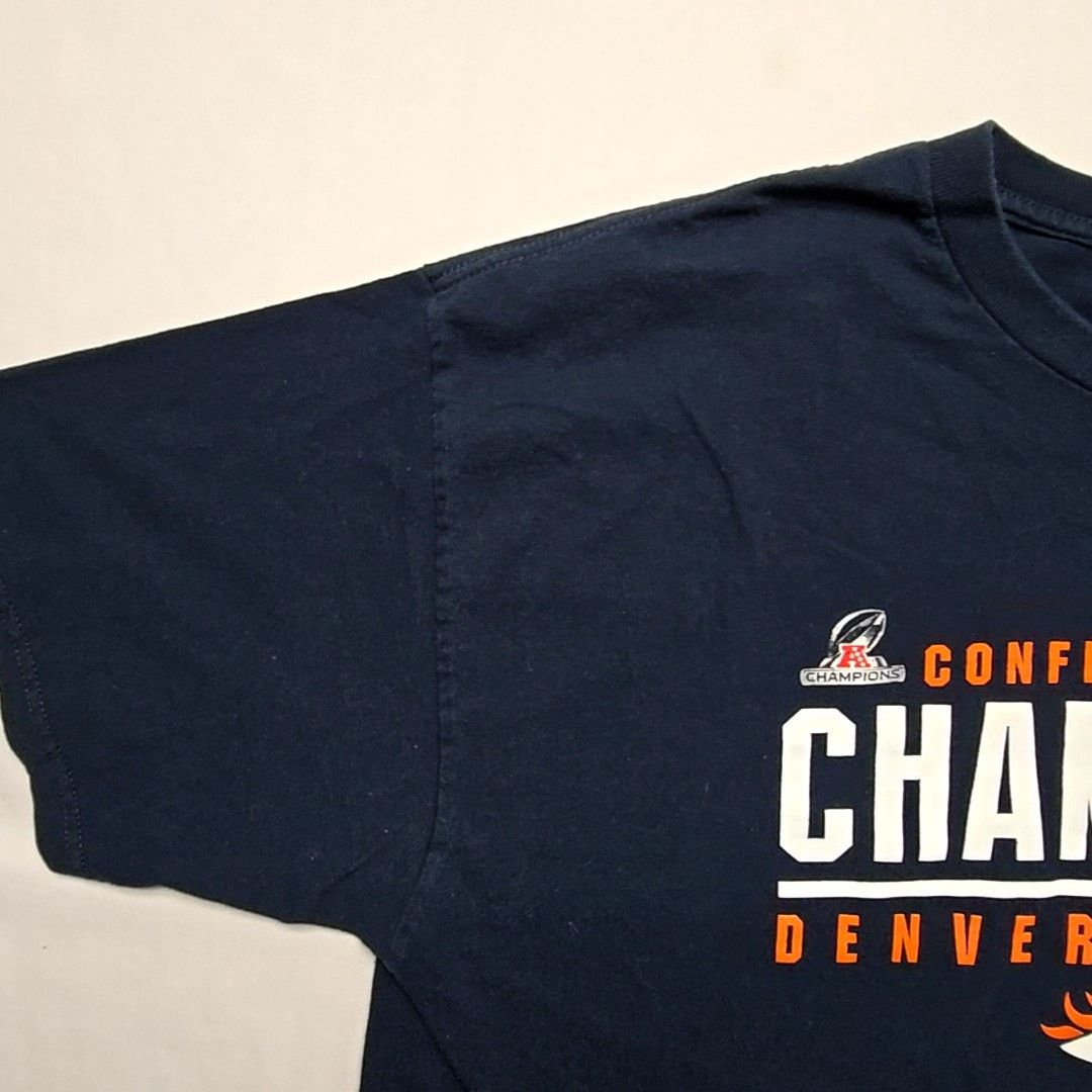 Alstyle Denver Broncos Conference Champions Shirt 2XL Tee 2013 Size US XXL / EU 58 / 5 - 5 Thumbnail