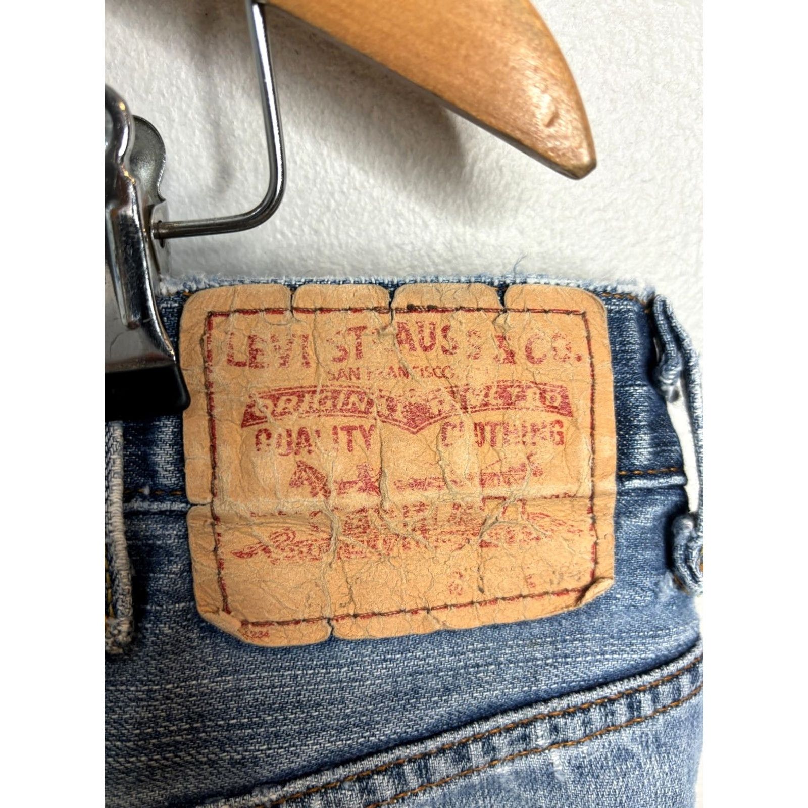 Levi's Levi's 559 Relaxed Straight Jeans 38x34 Denim Medium Wash 100% Cotton Blue Mens Regular Jeans 90s City Cowboy Logo USA Leather Patch (If any) Size US 38 / EU 54 - 4 Thumbnail