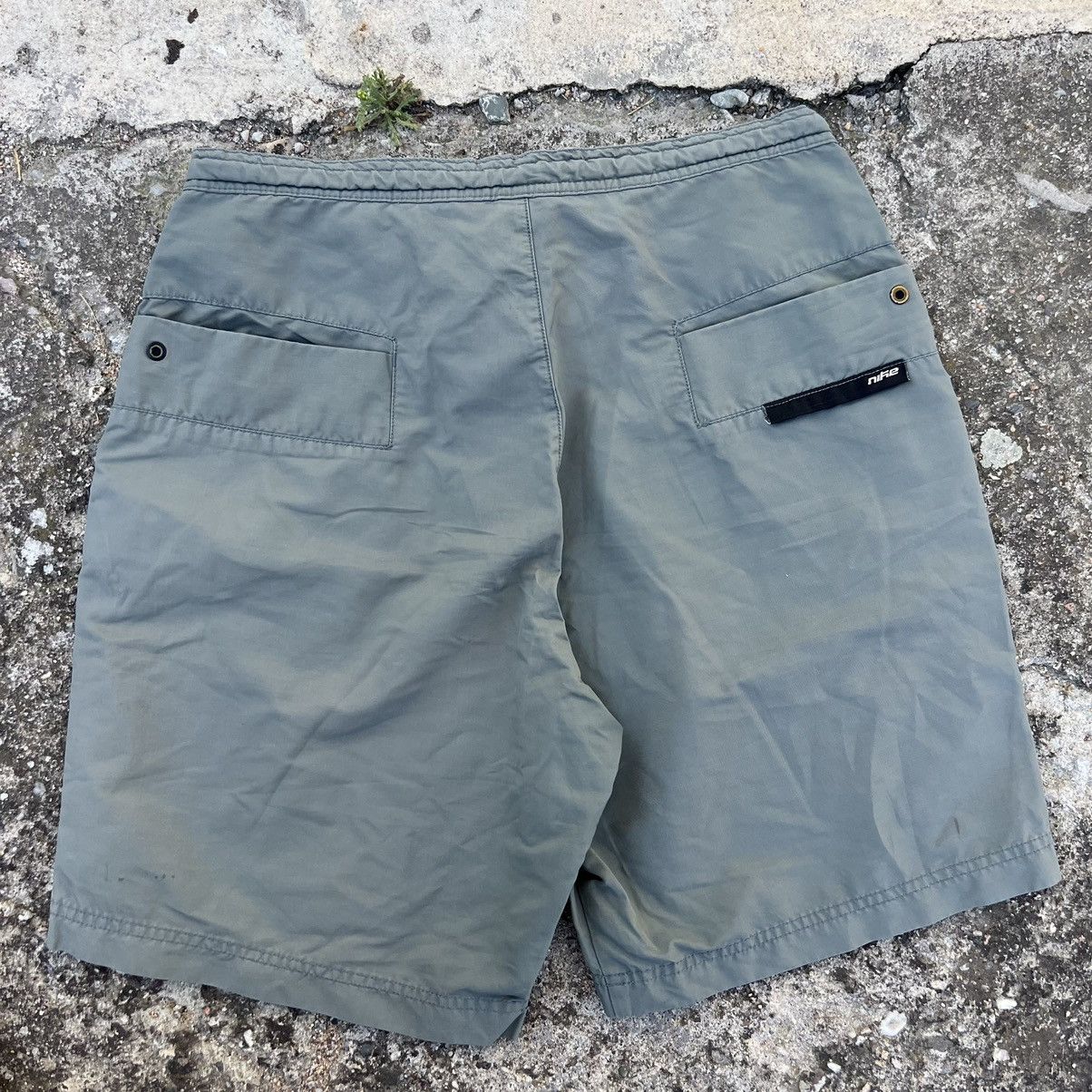 Nike × Vintage Vintage 90s Nike Embroidered Swoosh Swim Shorts XL Rare Size US 34 / EU 50 - 5 Thumbnail