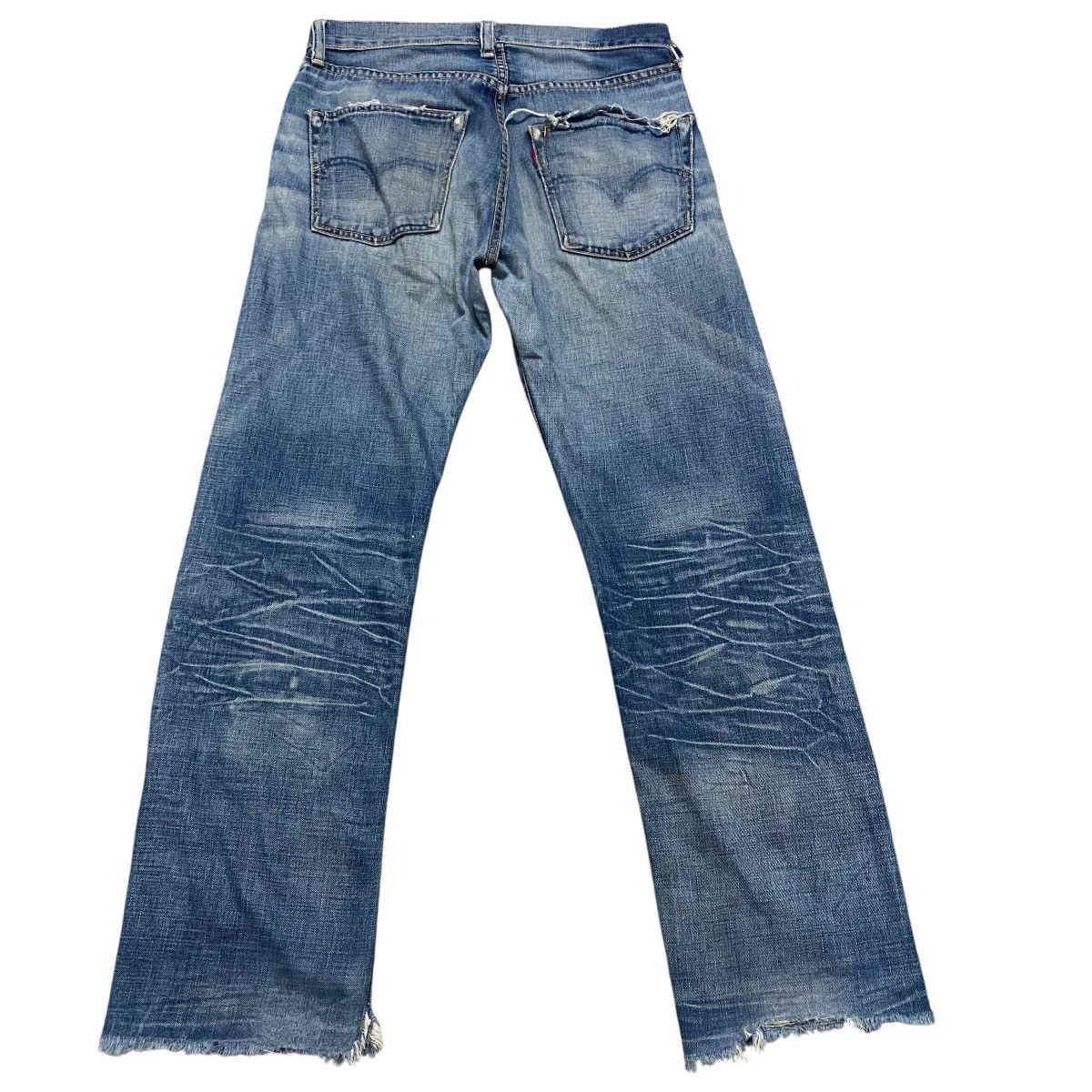 Levi's Vintage Y2K Levis 501 Big E Hidden Rivets Selvedge Jeans Size US 31 - 2 Thumbnail