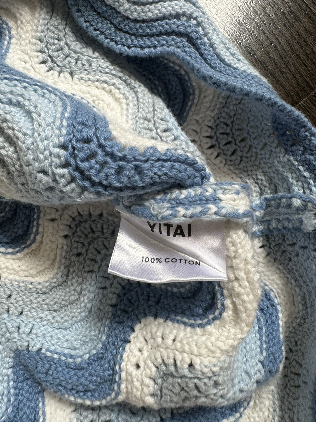 YITAI Azure Shale Stitch Button-Up Size US M / EU 48-50 / 2 - 4 Thumbnail
