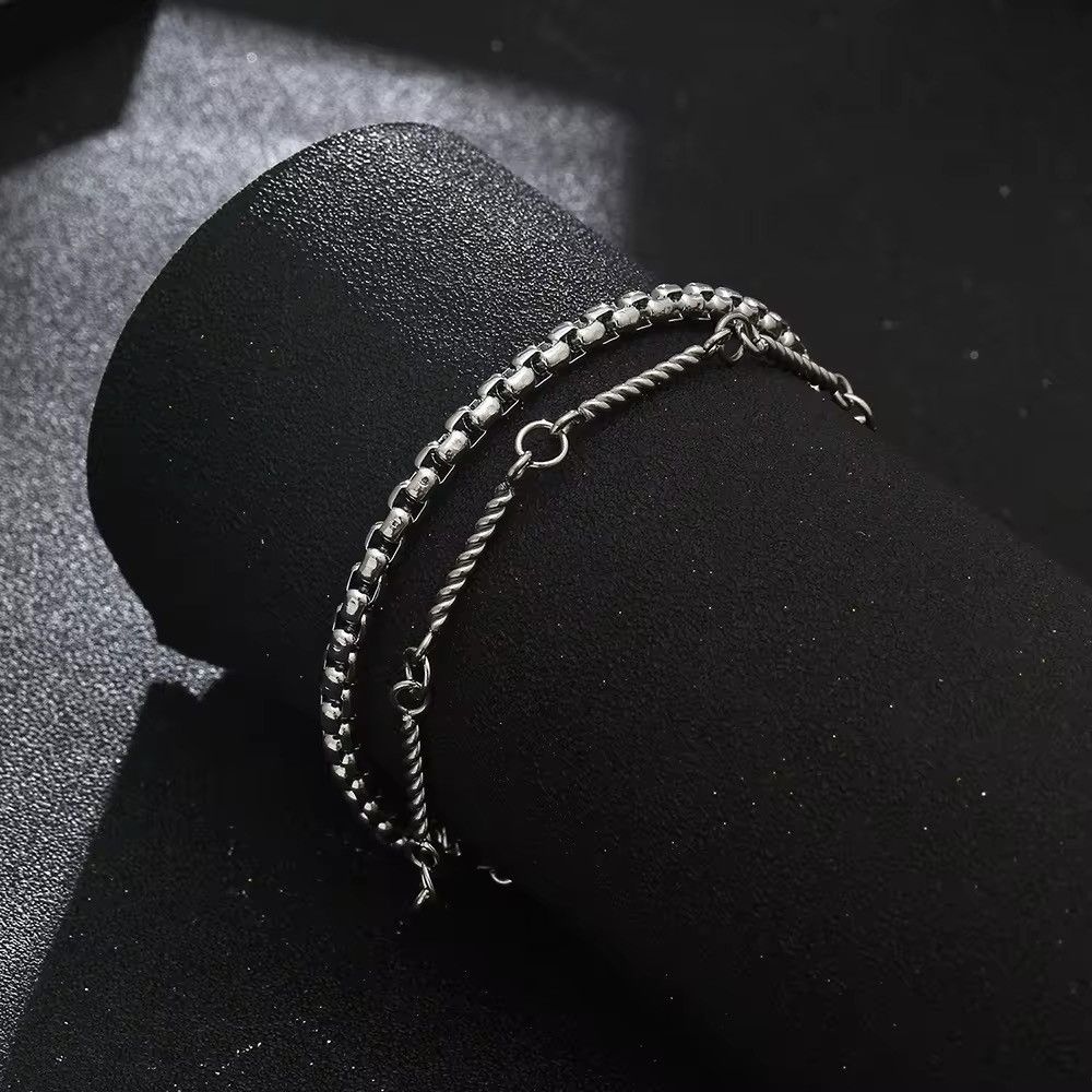 Jewelry × Vintage Trend Double Layer Bracelet Size ONE SIZE - 3 Thumbnail
