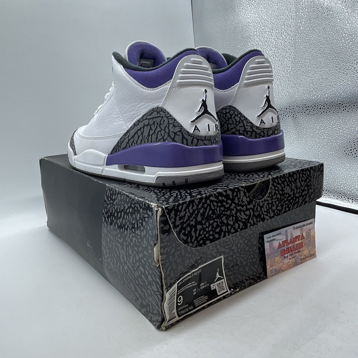 Jordan Brand Air Jordan 3 dark iris Size US 9 / EU 42 - 4 Thumbnail