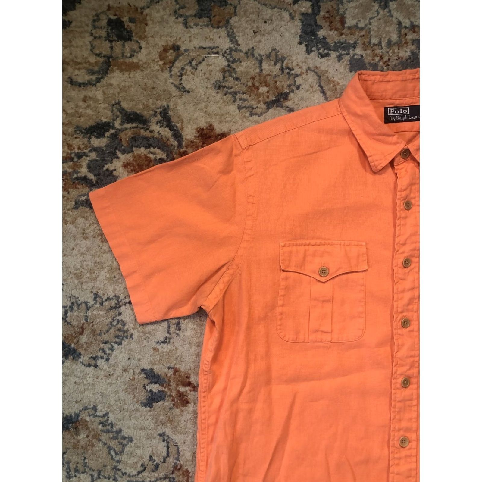 Polo Ralph Lauren Polo Ralph Lauren Shirt Mens XL Short Sleeve Button Up Double Pocket Casual Size US XL / EU 56 / 4 - 3 Thumbnail