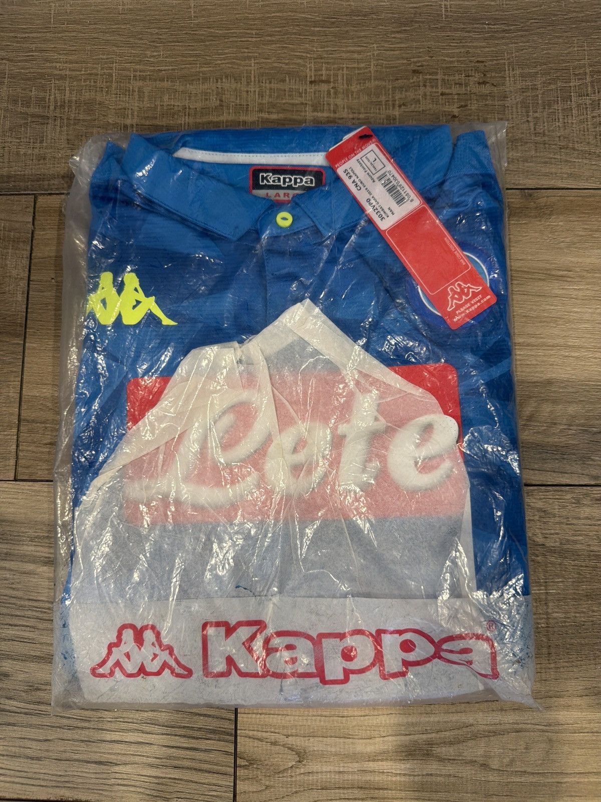 Kappa SSC Napoli 2018/19 Third Jersey Kappa Lete Blue Panther Size US M / EU 48-50 / 2 - 2 Thumbnail