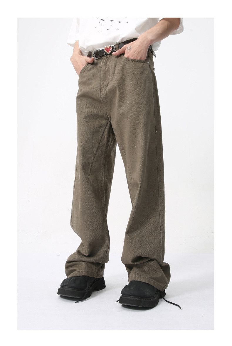 Japanese Brand × Jean Street retro washed dark brown jeans Size US 32 / EU 48 - 6 Thumbnail