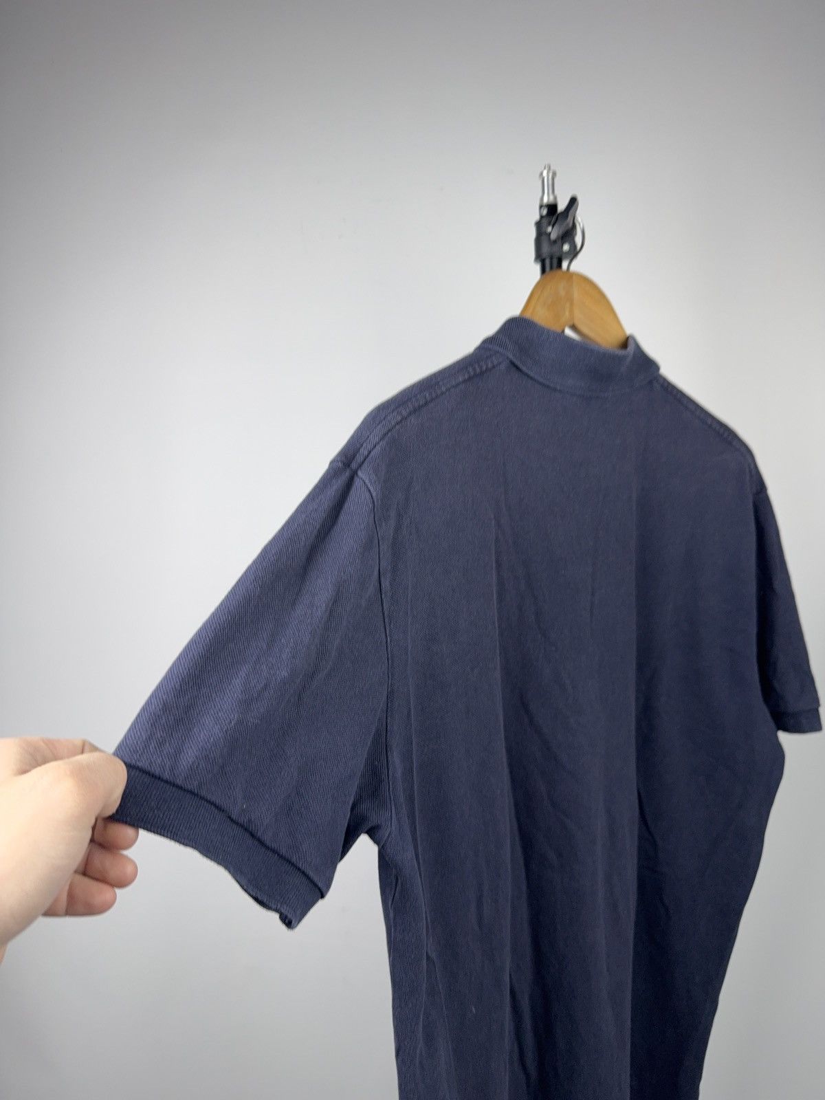 Polo Ralph Lauren Vintage 90s Retro Faded Polo Ralph Lauren Navy Polo Shirt M Size US M / EU 48-50 / 2 - 11 Thumbnail