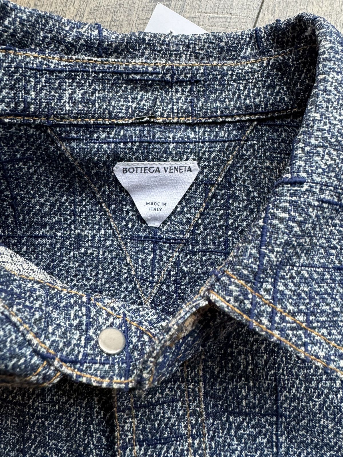 Bottega Veneta Bottega Veneta Indigo Denim Jacket - 44 Size US S / EU 44-46 / 1 - 3 Thumbnail