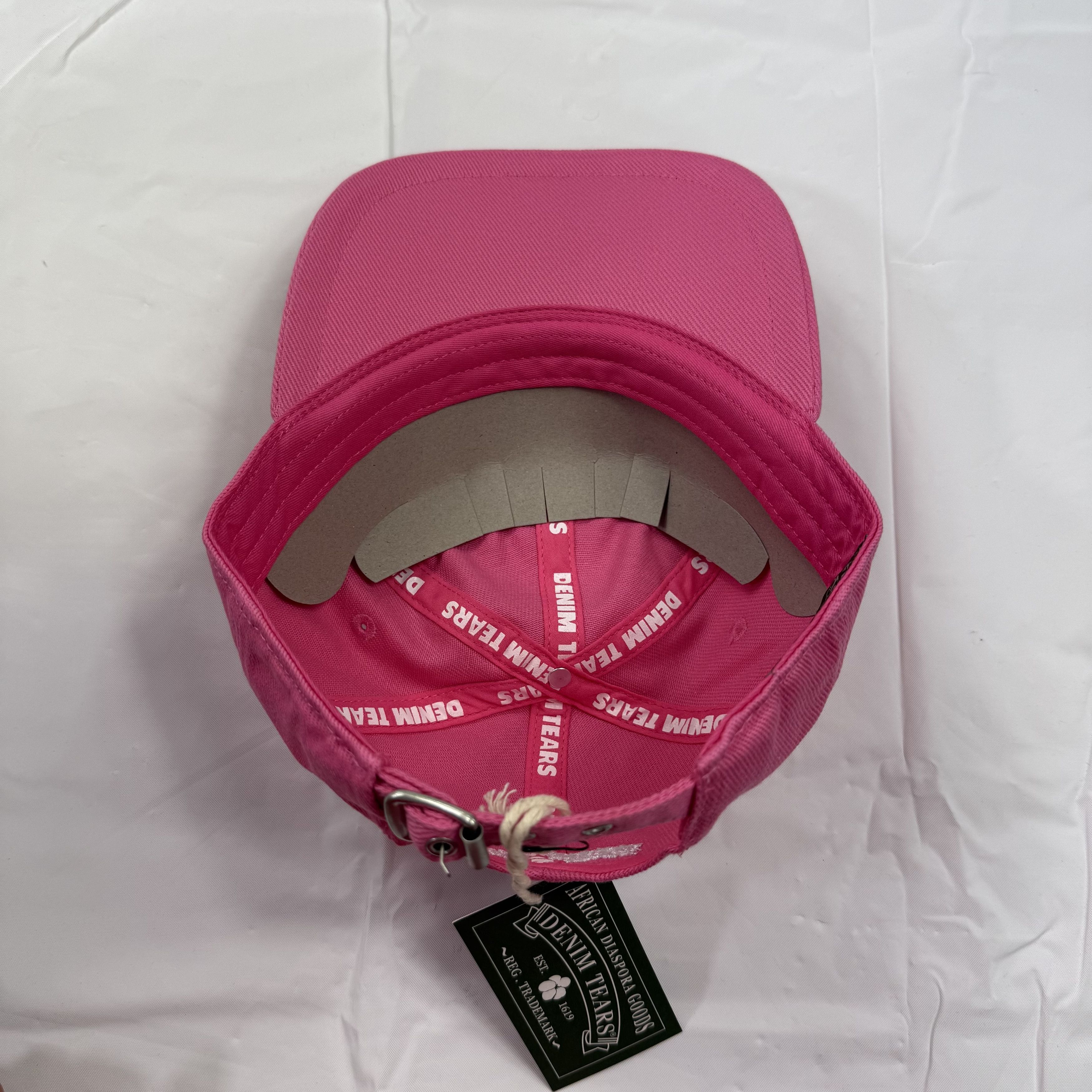 DENIM TEARS Denim Tears Pink FW25 Denim University Cap Rhinestone Size ONE SIZE - 6 Thumbnail