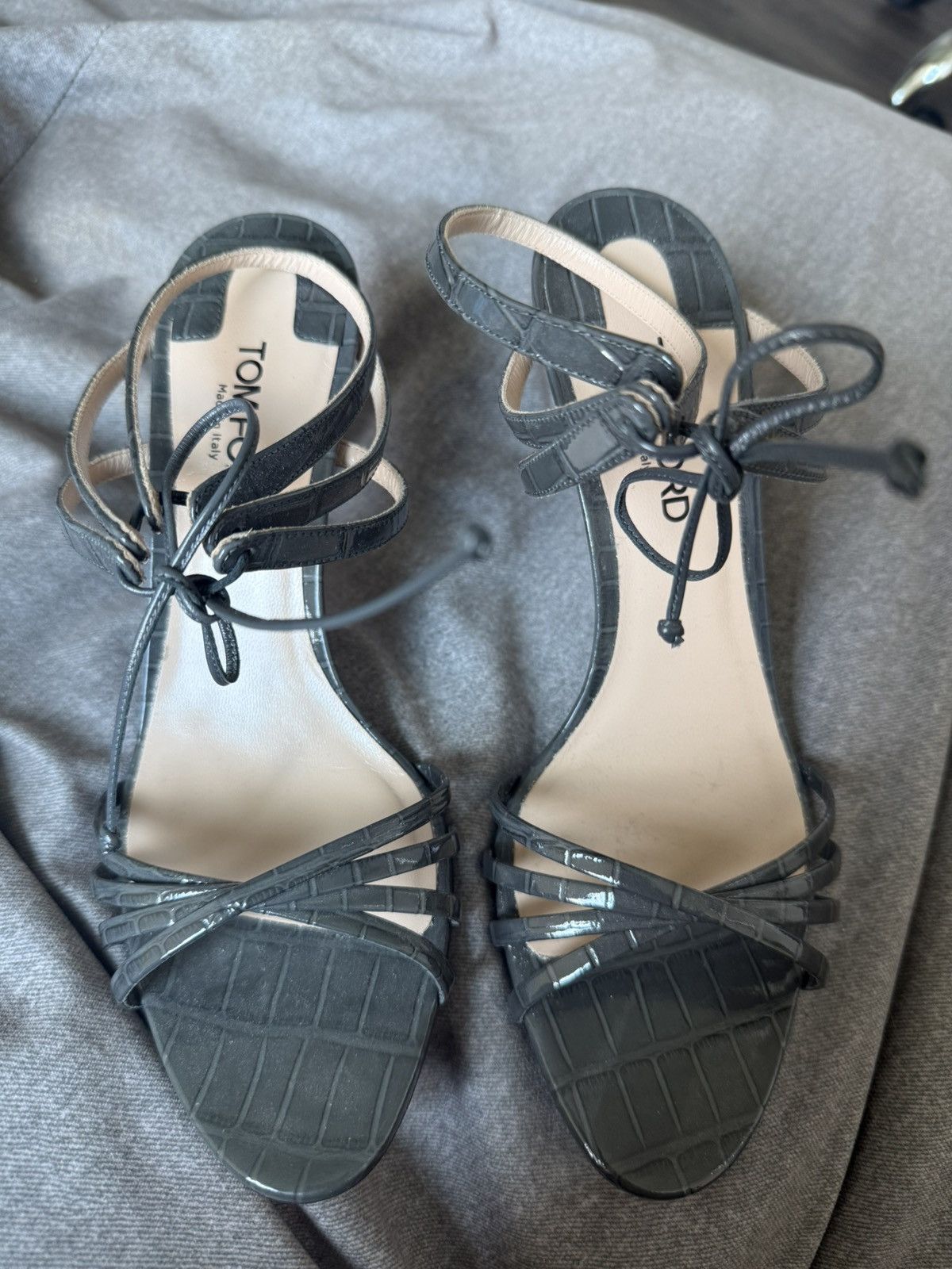 Grey Tom ford heels