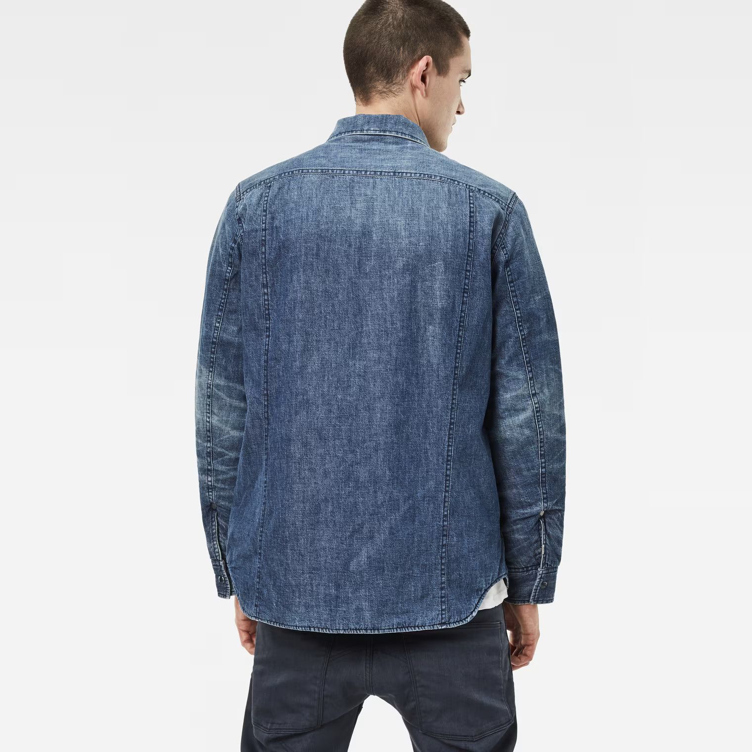 G-Star G-Star Raw 3301 Padded Denim Overshirt Jacket Size US XL / EU 56 / 4 - 3 Thumbnail
