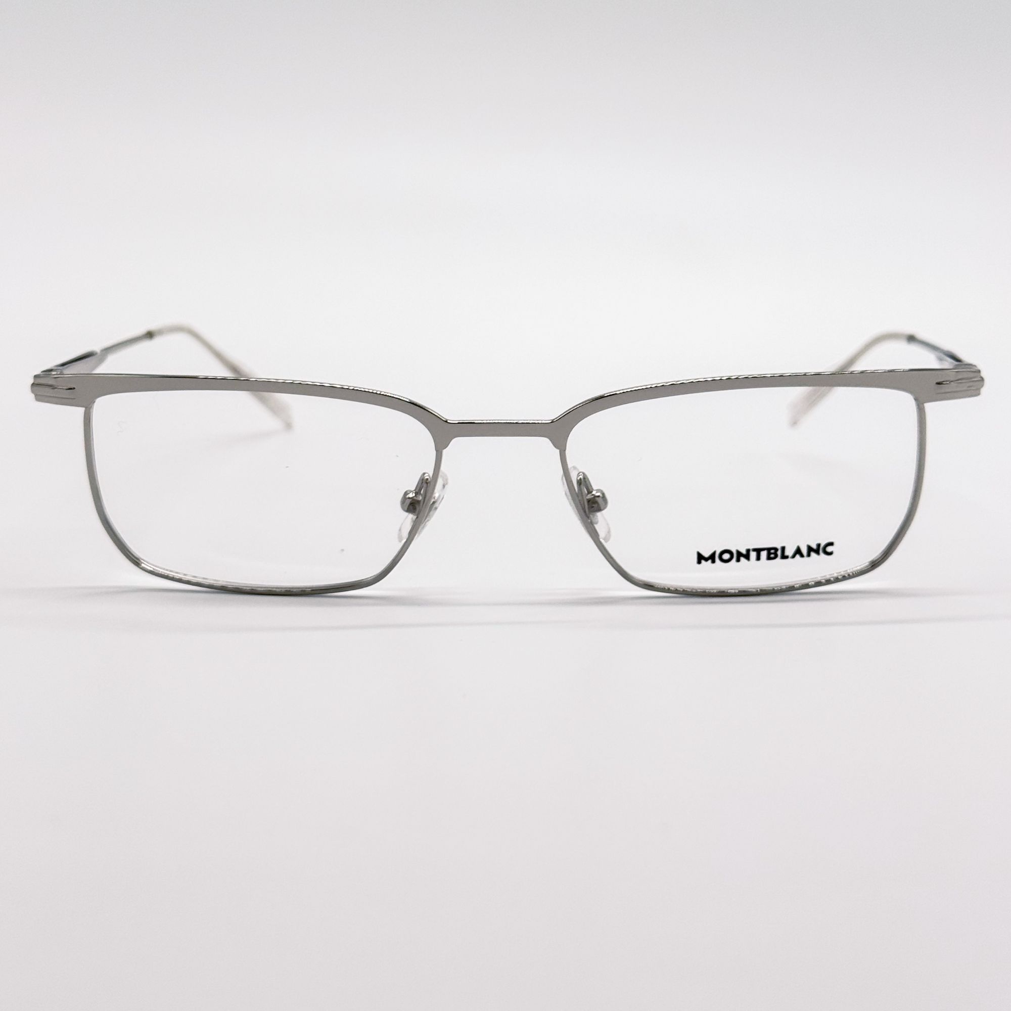 Montblanc NEW MONTBLANC EYEGLASSES MB0219O 001 SILVER MEN EYEWEAR Size ONE SIZE - 3 Thumbnail