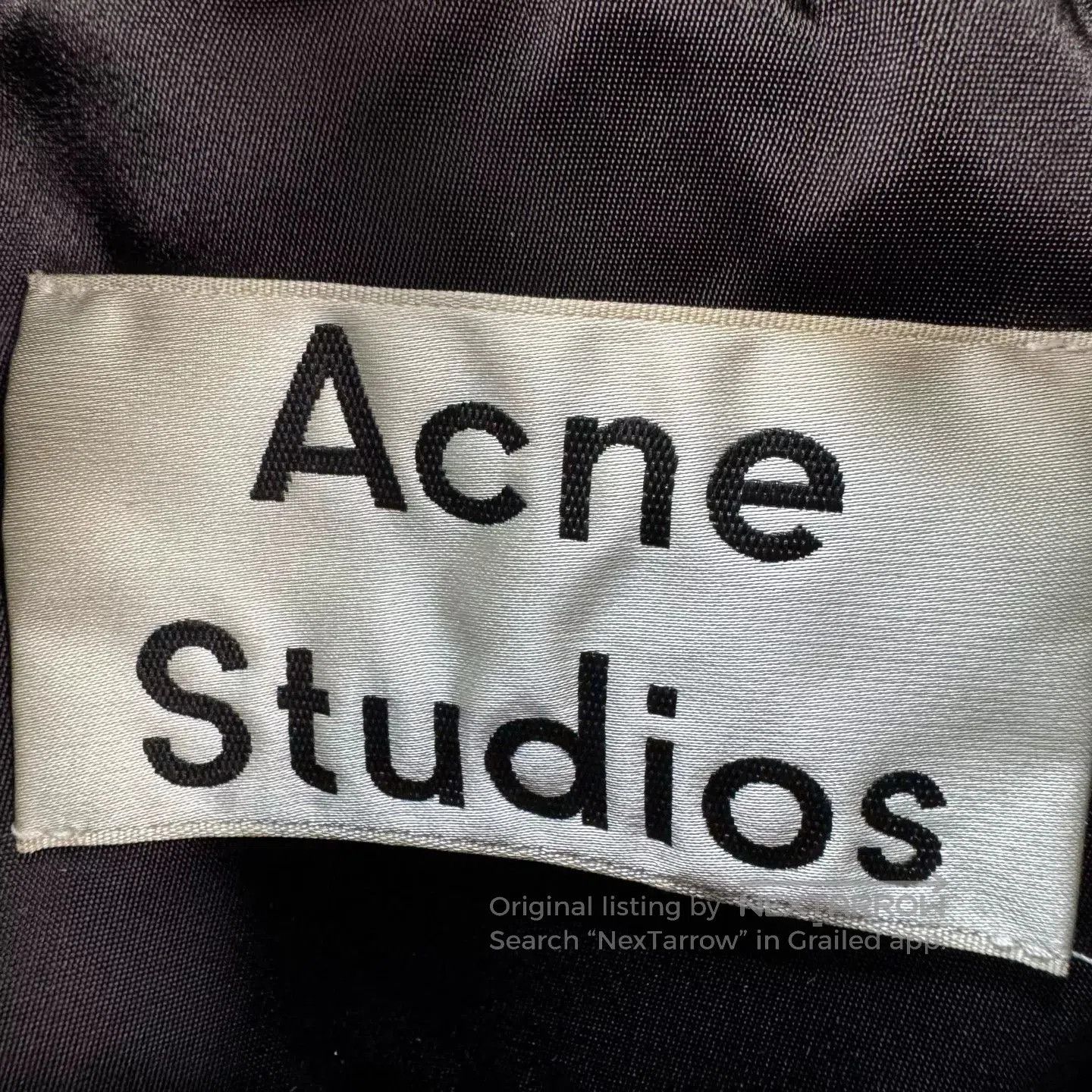 Acne Studios black satin long coat by Acne Studios. Size XS / US 0-2 / IT 36-38 - 5 Thumbnail
