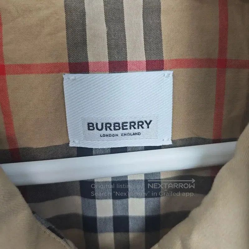 Burberry Burberry Women's Khaki Cotton Jacket for Spring. Size L / US 10 / IT 46 - 3 Thumbnail