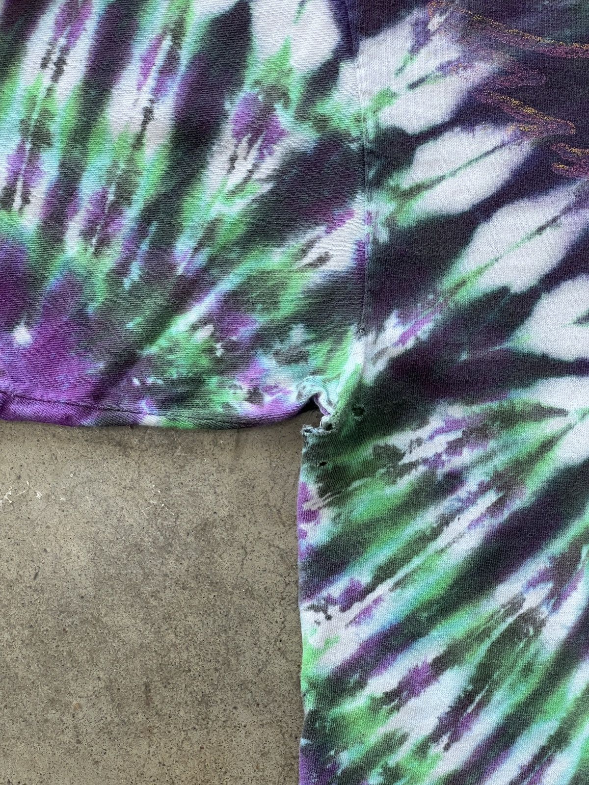 Band Tees × Vintage Vintage 1989 Aerosmith Pump Single Stitch Tie Dye Tee Medium Size US M / EU 48-50 / 2 - 7 Thumbnail