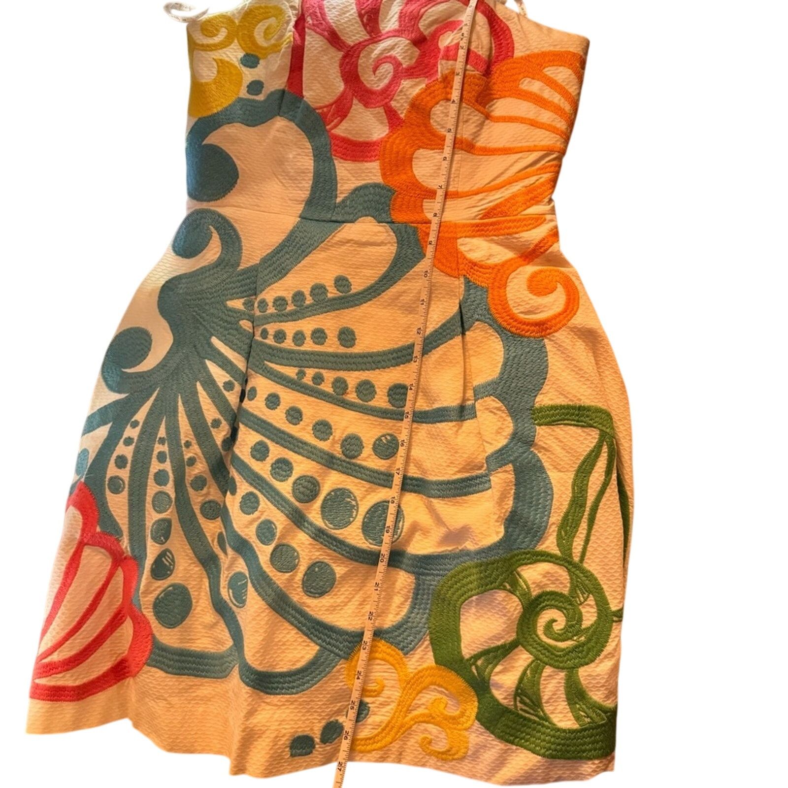 Lilly Pulitzer Lilly Pulitzer Blossom Sleeveless Dress in Resort White Size S / US 4 / IT 40 - 4 Thumbnail