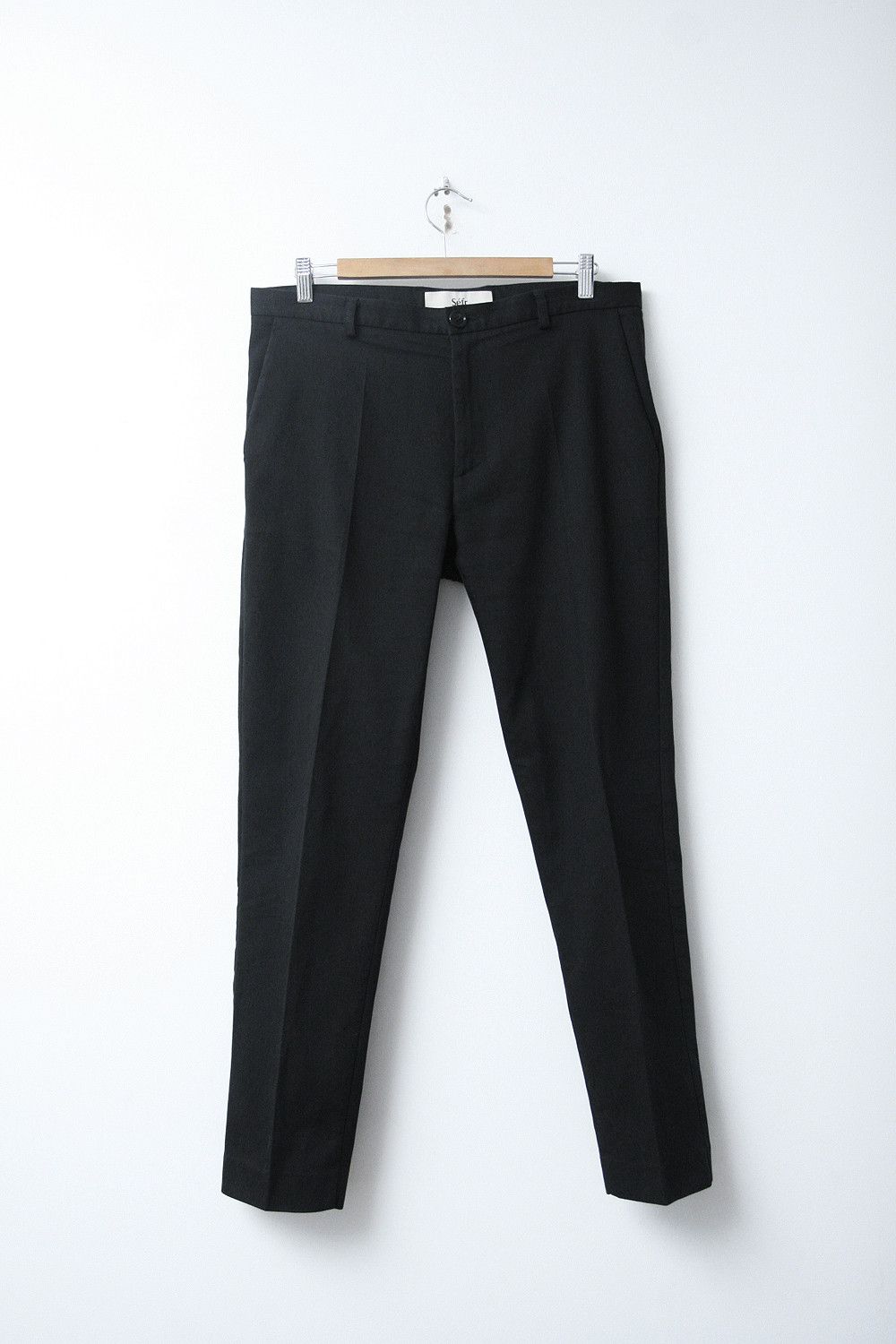 【Sefr】BONANZA trousers Séfr Black Bonanza Trousers In Black Moleskin | ModeSens