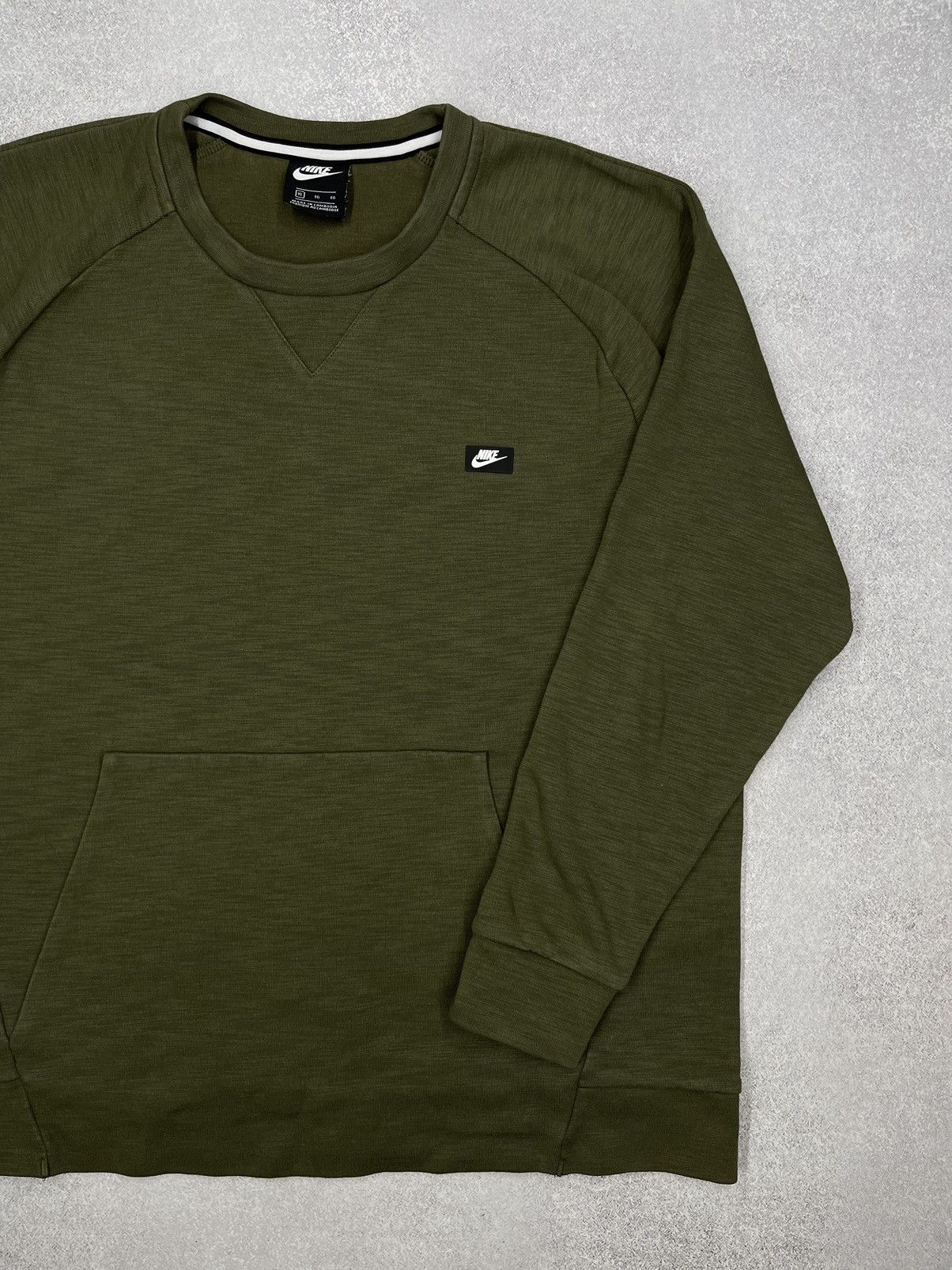 Nike Mens Nike Modern Olive Sweatshirt Y2K Drill Drip ACG TN Size US XL / EU 56 / 4 - 3 Thumbnail