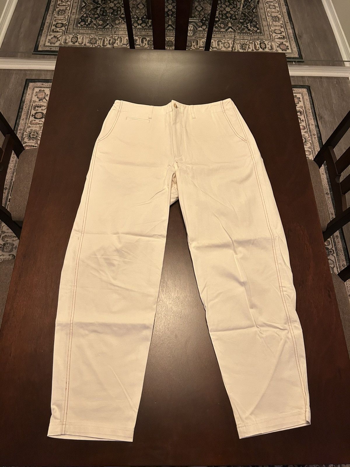 Other Castart Cream W/ Red Trim Pants Size US 34 / EU 50 - 1 Thumbnail