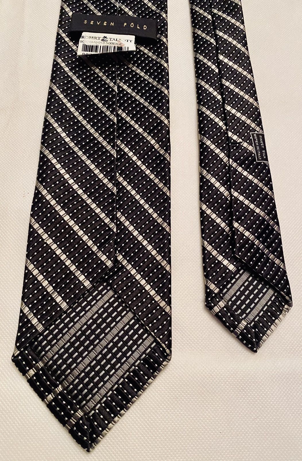 Robert Talbott Robert Talbott 🇺🇸 LE Black seven fold tie #1 of 110 NWT Size ONE SIZE - 3 Thumbnail