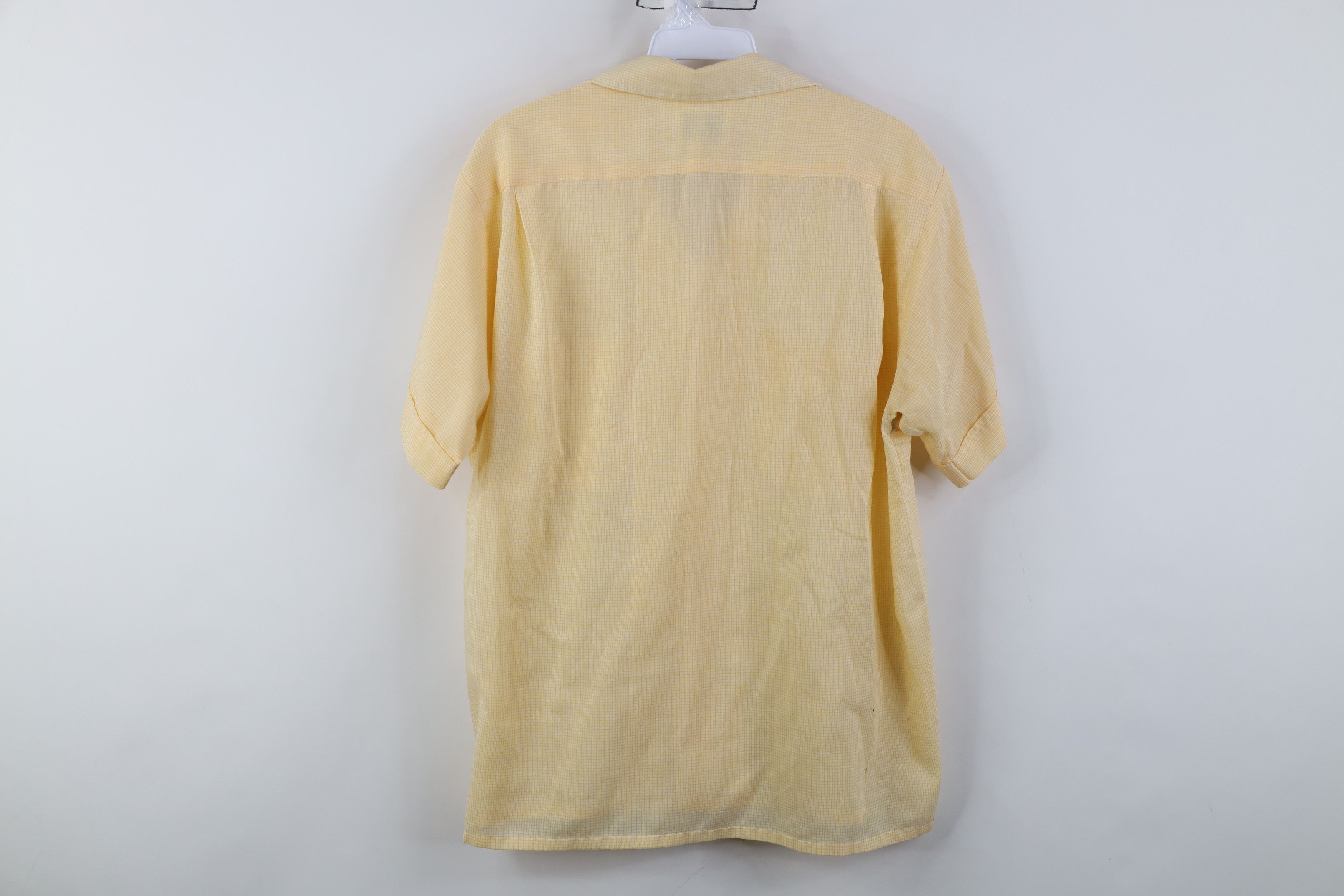 Vintage Vintage 50s 60s Sheer Looped Collar Short Sleeve Shirt Size US M / EU 48-50 / 2 - 14 Thumbnail