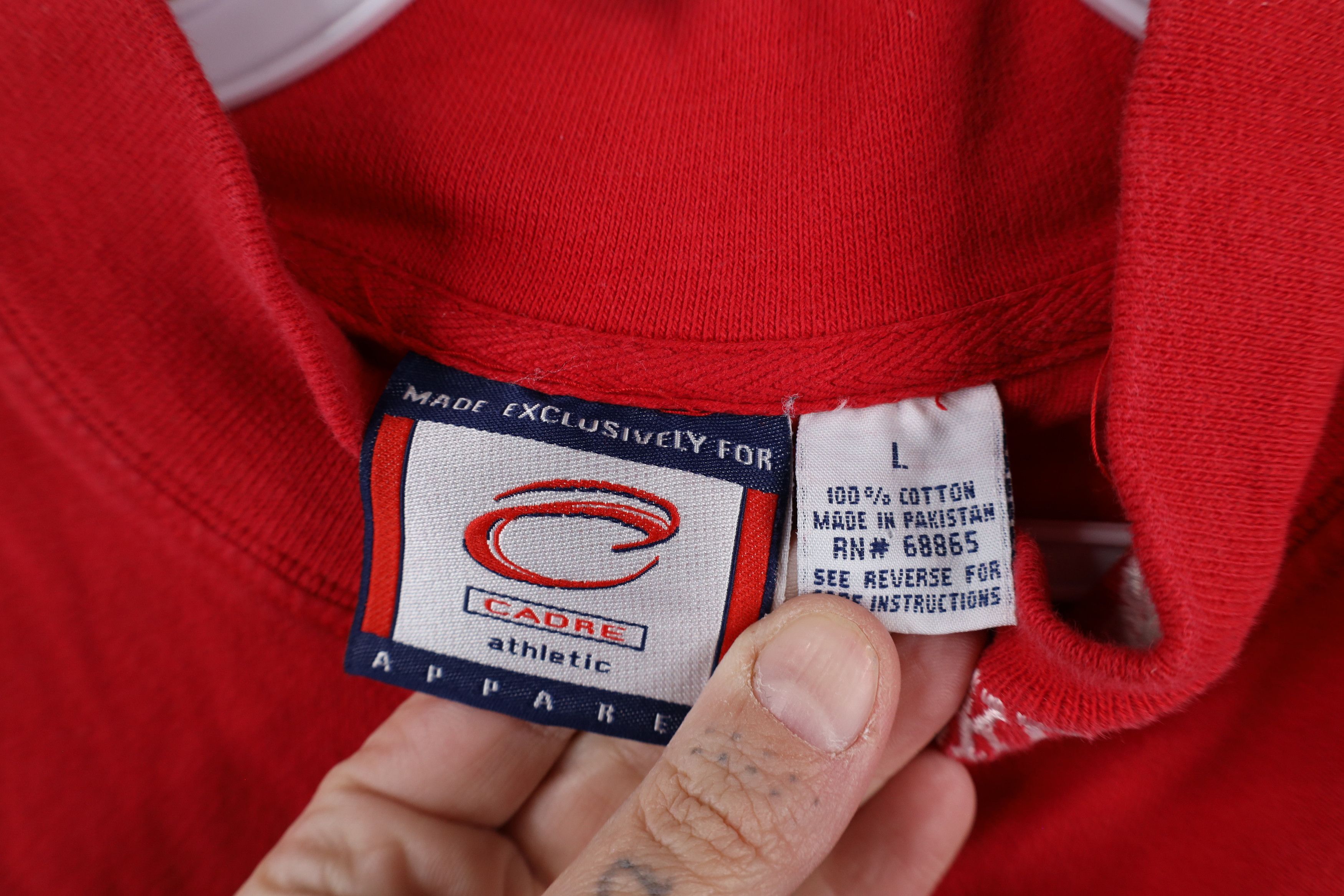 Vintage Vintage 90s Ohio State University Mock Neck T-Shirt Cotton Size US L / EU 52-54 / 3 - 5 Thumbnail