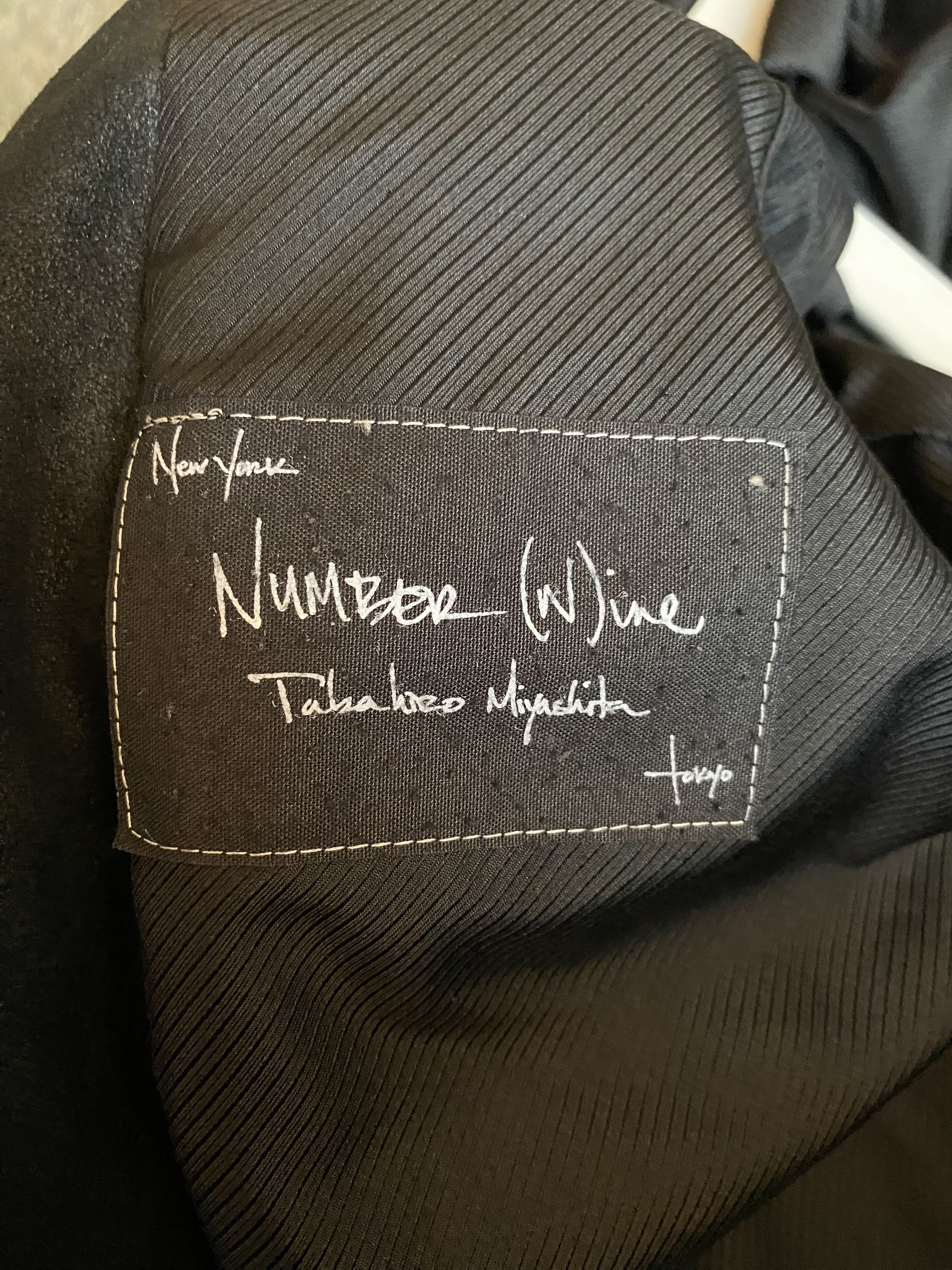 Number (N)ine Number (N)ine Lamb Leather Rider Jacket 2006 F/W Size US M / EU 48-50 / 2 - 4 Thumbnail
