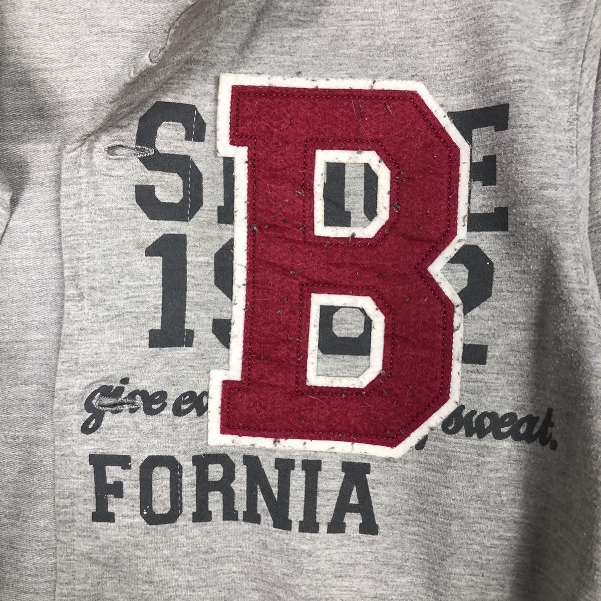 Japanese Brand × Vintage 📌Vintage Zipper Sweater Bad Boy Big Logo Design Punk Style Size US S / EU 44-46 / 1 - 18 Thumbnail