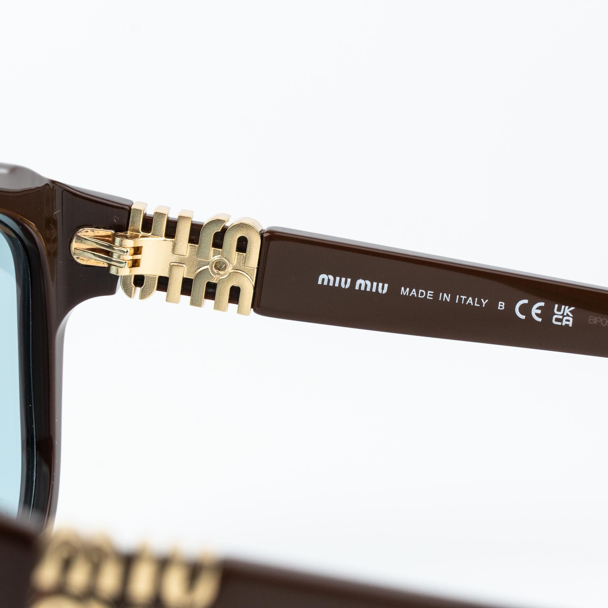 Miu Miu Miu Miu Women Sunglasses MUA07S 24D20R NEW AUTHENTIC Size ONE SIZE - 7 Thumbnail