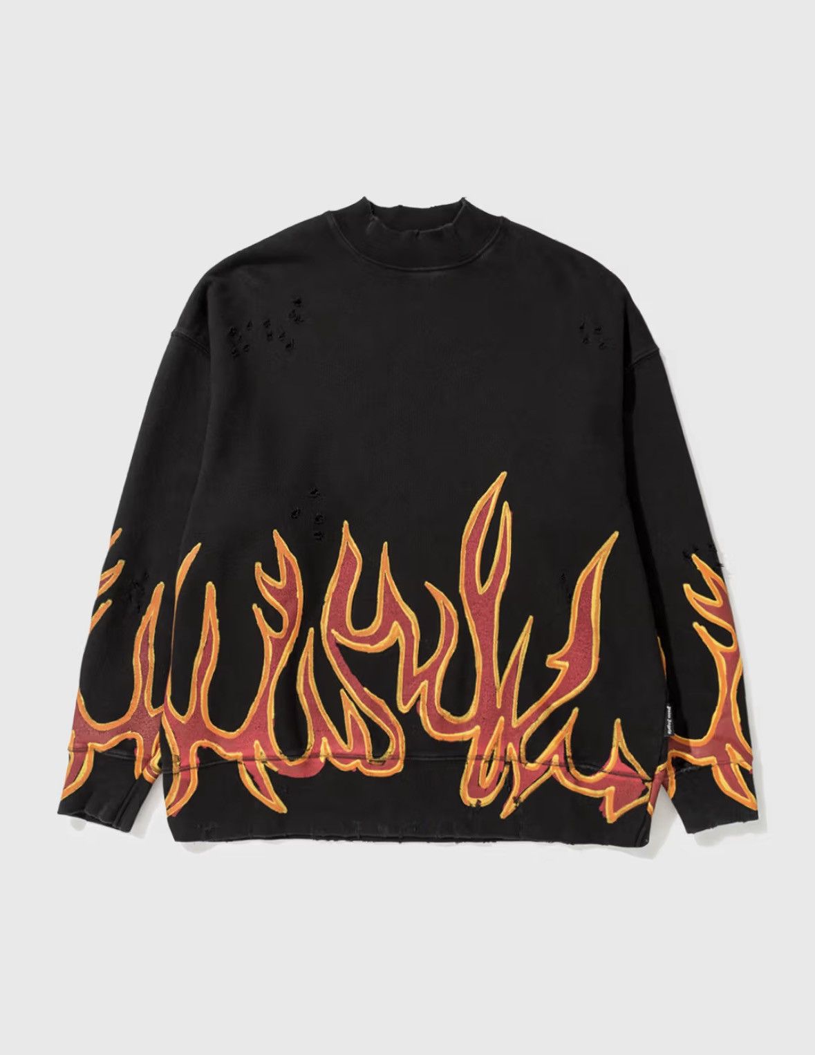 Palm Angels Palm Angels flame crewneck Size US L / EU 52-54 / 3 - 1 Thumbnail