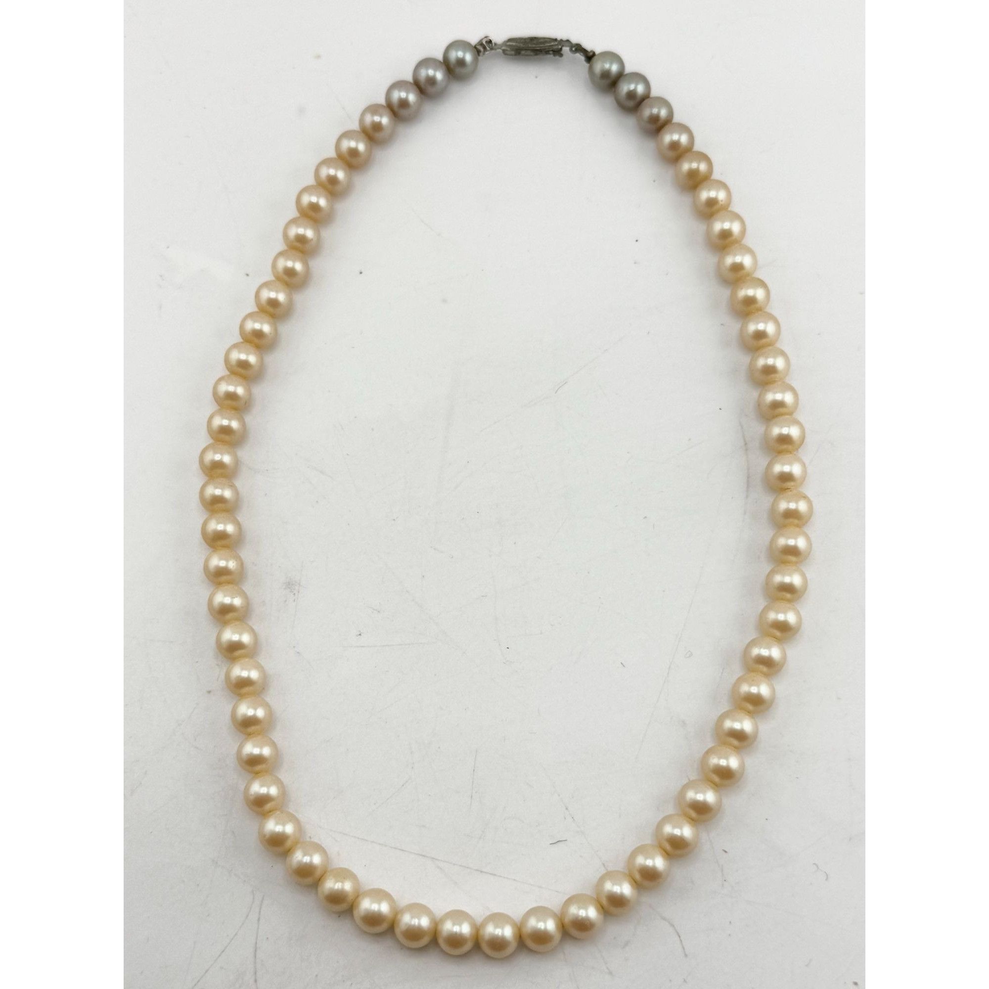 Vintage Vintage faux pearl Japan beaded collar necklace Size ONE SIZE - 4 Thumbnail