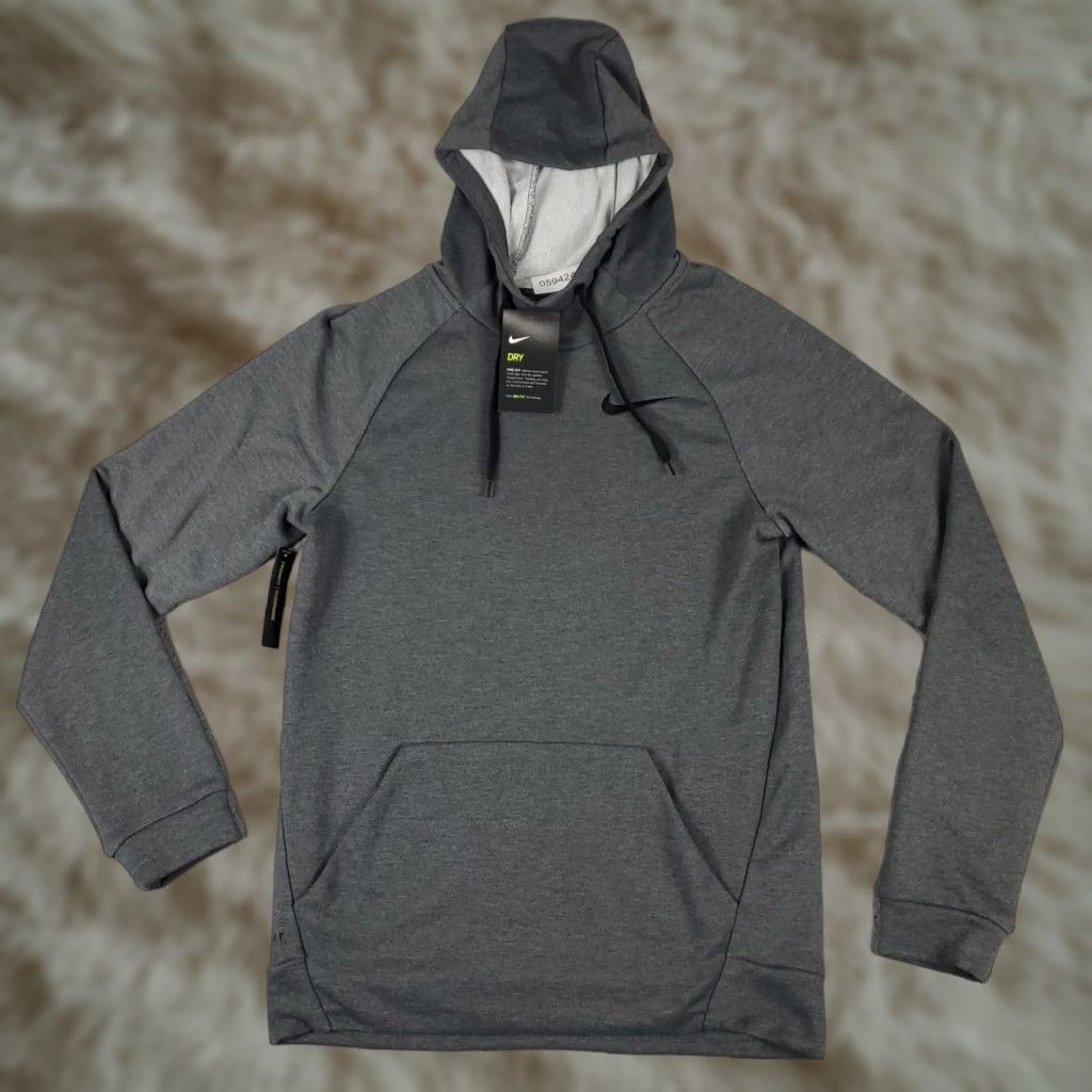 Nike Nike Hoodie Mens Size S Gray Dri FIt's Swoosh Pullover Sweatshirt Knit Mock Neck Logo Styled Size US S / EU 44-46 / 1 - 1 Thumbnail