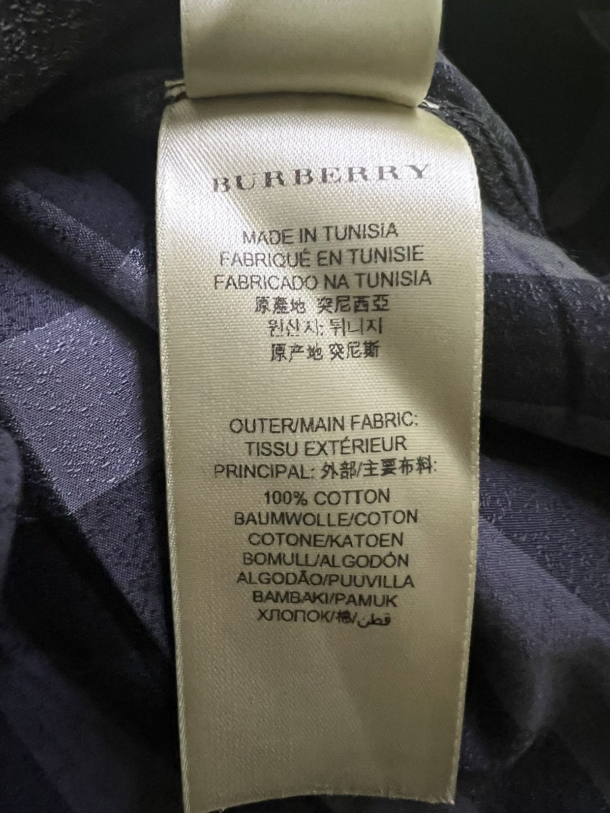Burberry Burberry Somerton Long Sleeve Shirt Men's Small Size US S / EU 44-46 / 1 - 5 Thumbnail