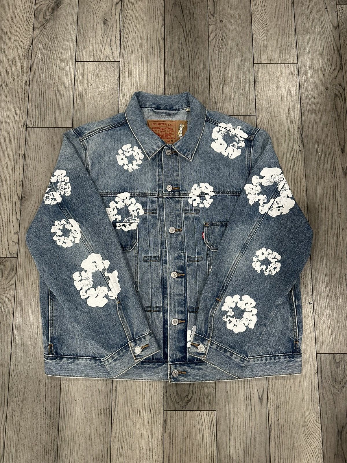 DENIM TEARS Denim Tears x Levi's Jacket Light Blue | Grailed