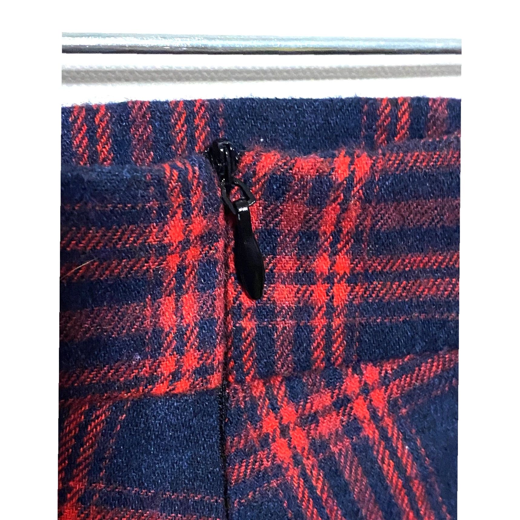 Vintage VINTAGE Romwe Blue Red Plaid Pleated Mini Skirt Womens L Schoolgirl Academia Preppy NWT Size 36" / US 14 / IT 50 - 4 Thumbnail
