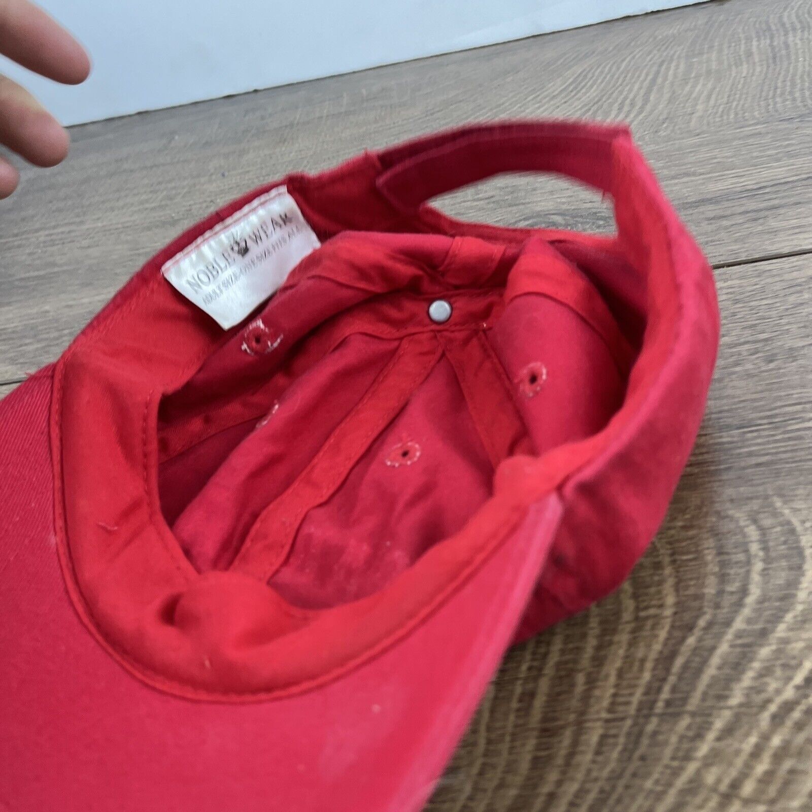 Other Cabela's Hat Cabelas Red Adjustable Hat Adult Size Hat Red C Size ONE SIZE - 11 Thumbnail