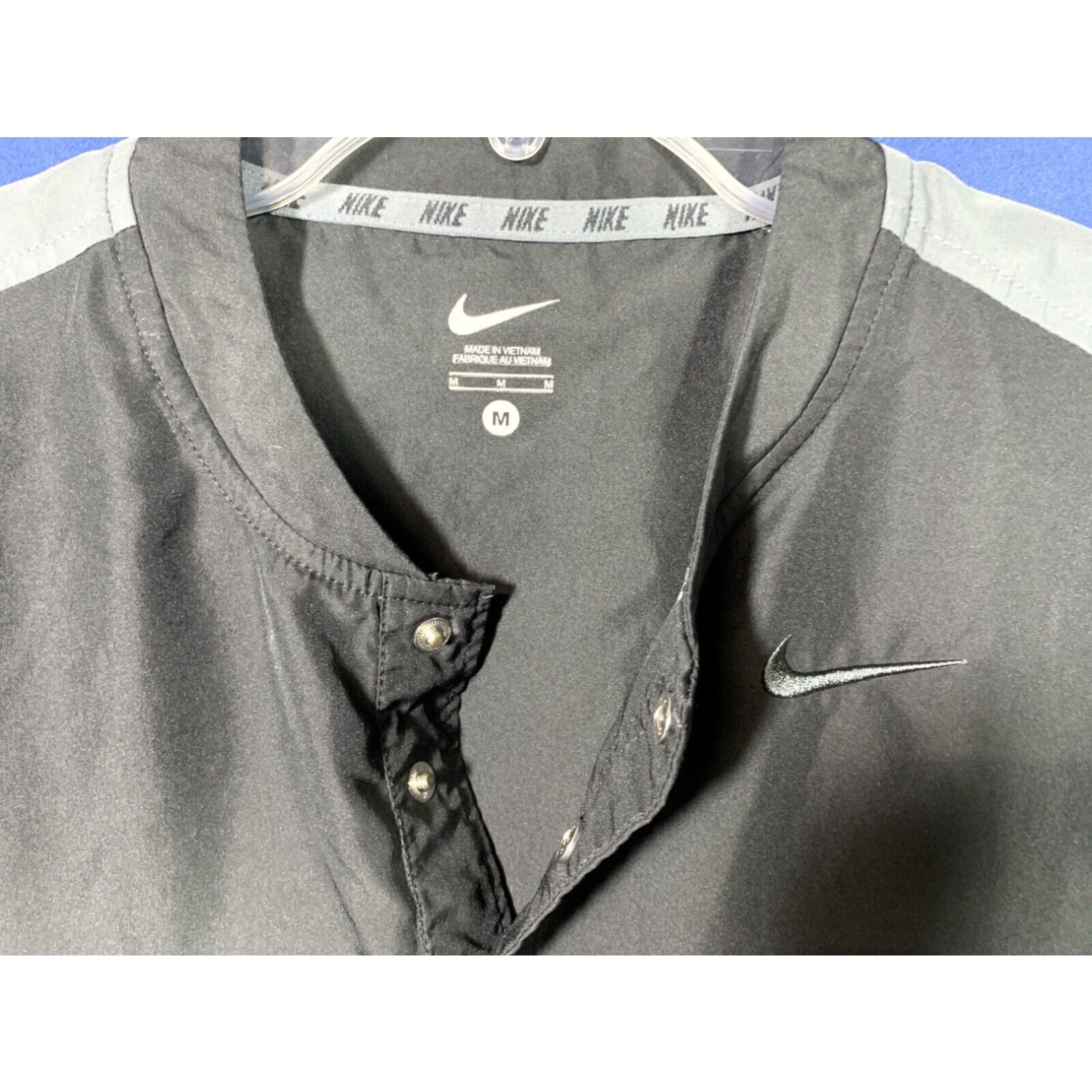 Nike Nike Windbreaker Jacket Mens Convertible Vented Black Medium Size US M / EU 48-50 / 2 - 3 Thumbnail