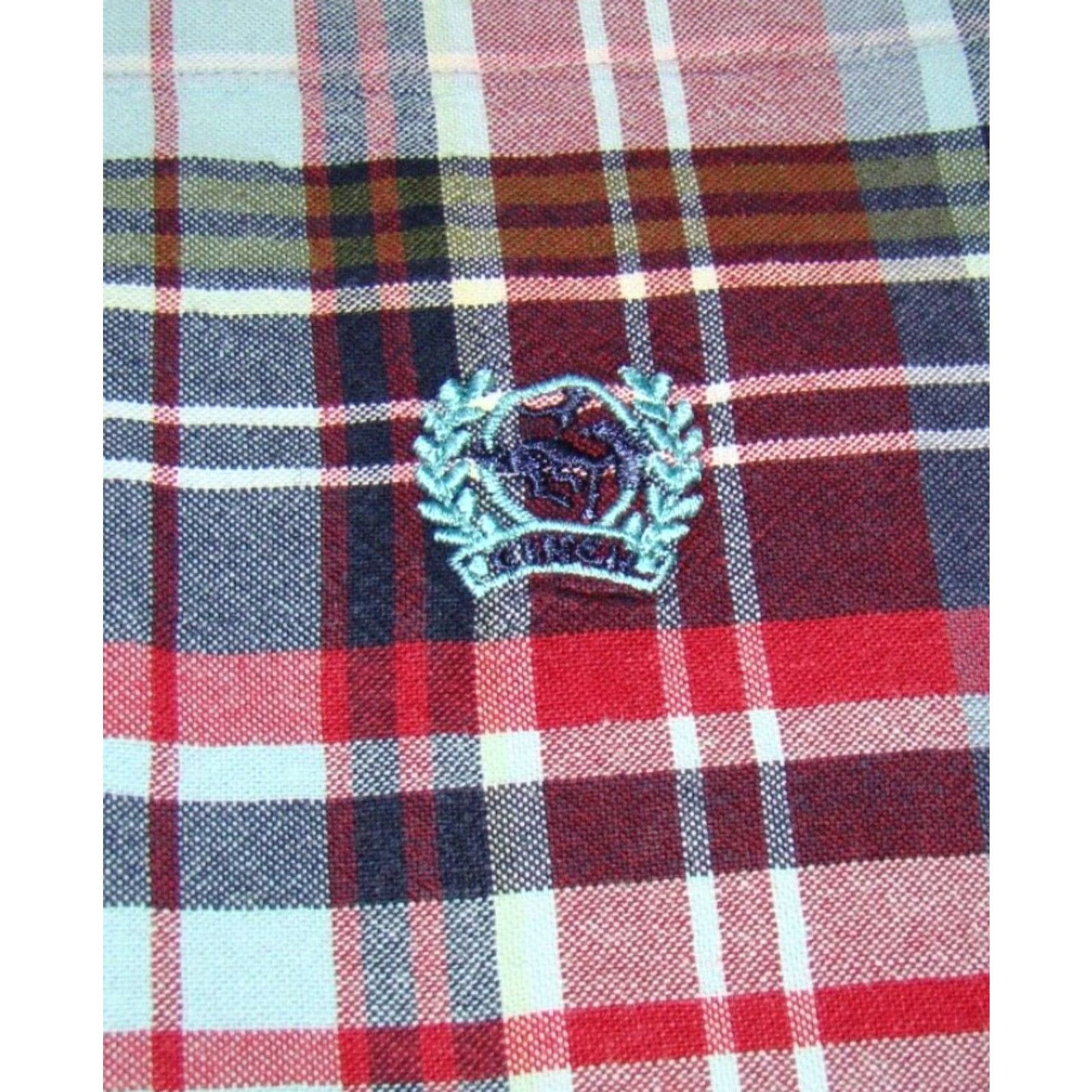 Vintage Cinch Shirt Mens 2XL Oxford Red Blue Plaid Long Sleeve Western Button-Up Casual Shirt Size US XXL / EU 58 / 5 - 3 Thumbnail