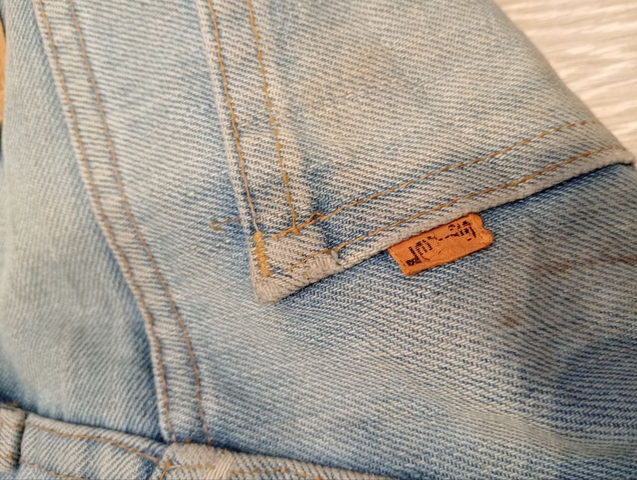 Levi's LEVI'S VINTAGE 517-0917 TOP #8 ORANGE TAB FLARED DENIM Size US 32 / EU 48 - 13 Thumbnail