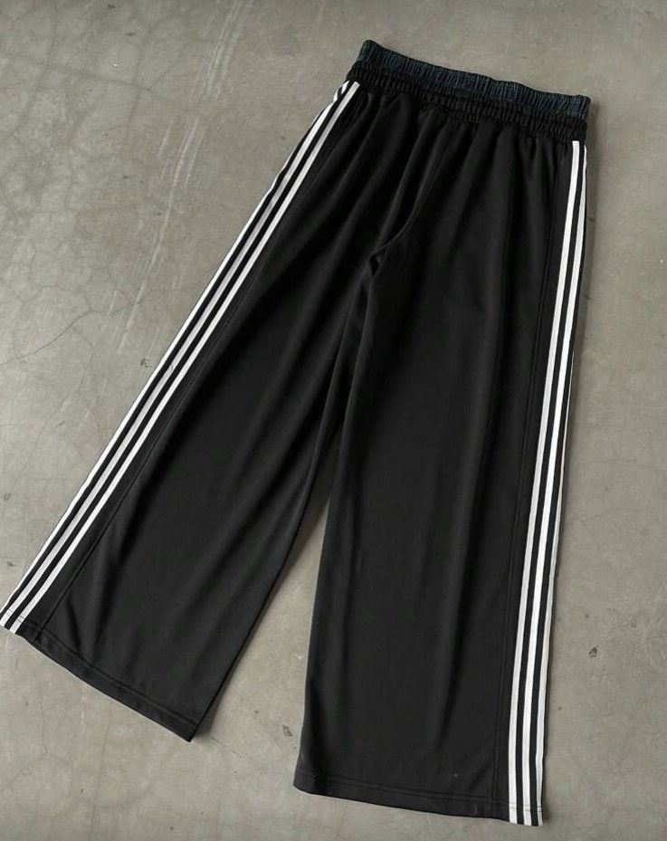 Japanese Brand DRIP Wide Leg Stripe Y2K Sweatpants Size US 34 / EU 50 - 2 Thumbnail