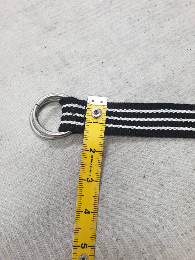 Japanese Brand Punk rock style stripe blue white belt Size ONE SIZE - 5 Thumbnail