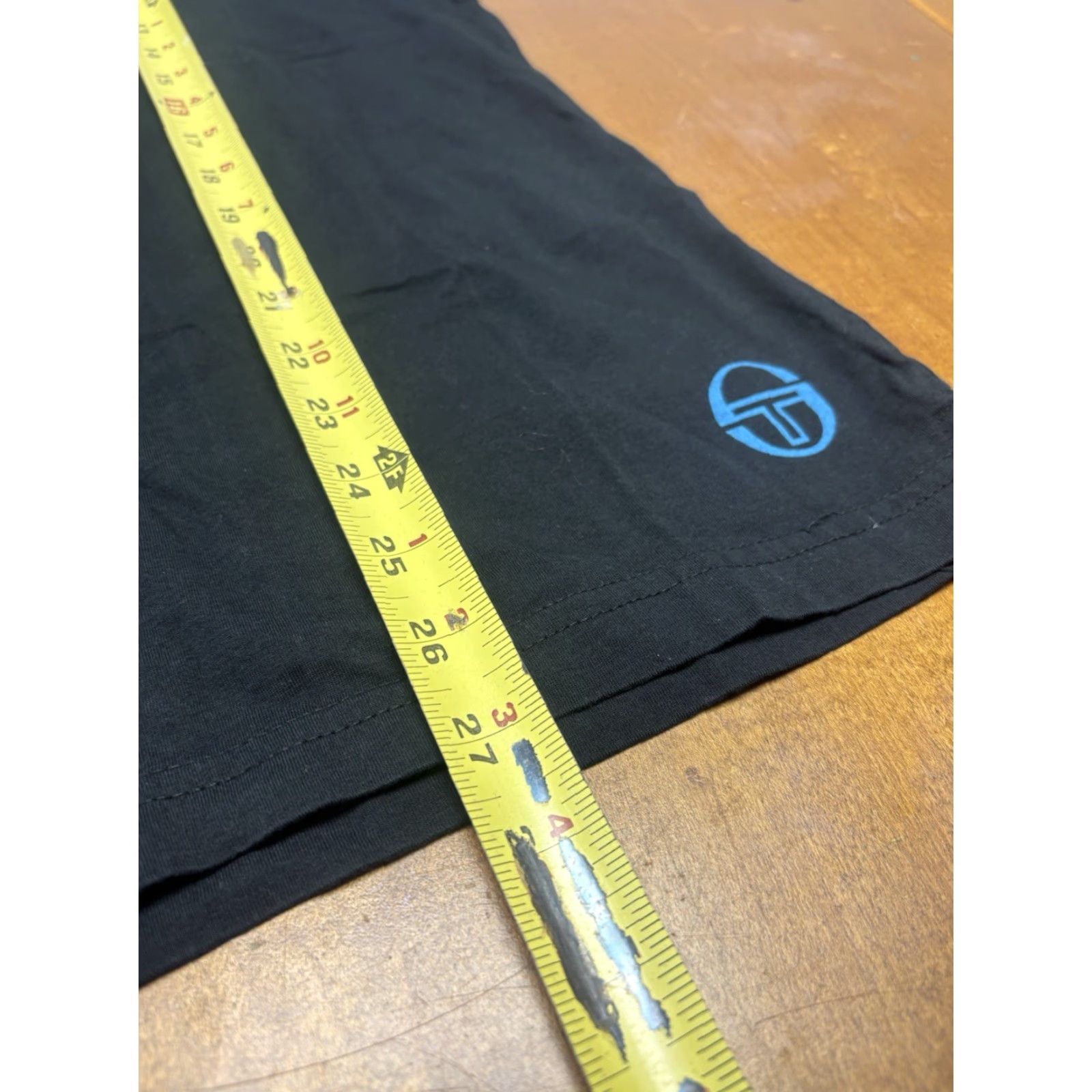 Sergio Tacchini Sergio Tacchini Shirt Mens M Black Short Sleeve Crew Neck Logo K2 Retro Designer T-Shirt Size US M / EU 48-50 / 2 - 4 Thumbnail