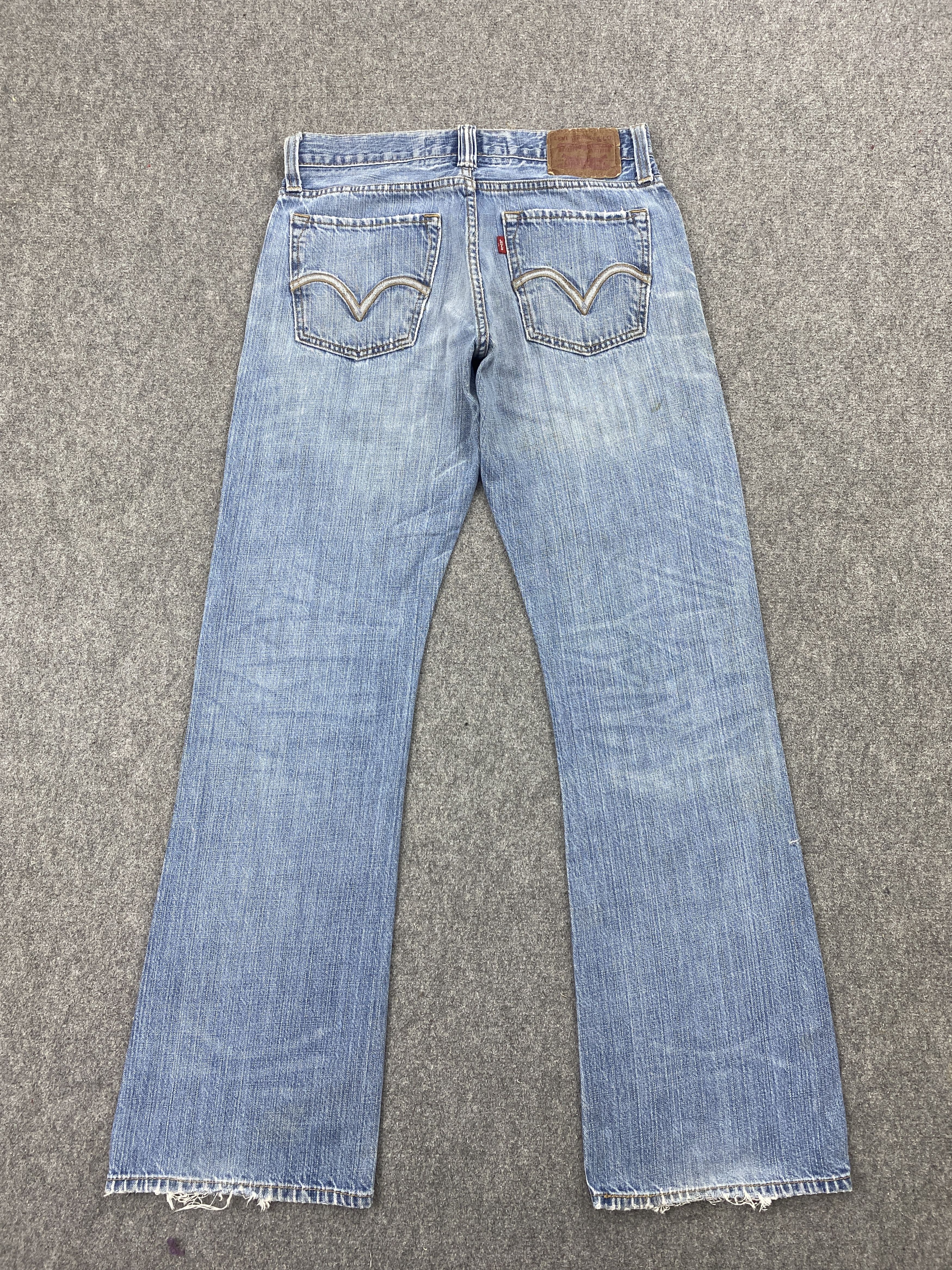 Levi's × Vintage Faded Blue Vintage Levi's 527 Low Bootcut Jeans Size US 31 - 3 Thumbnail