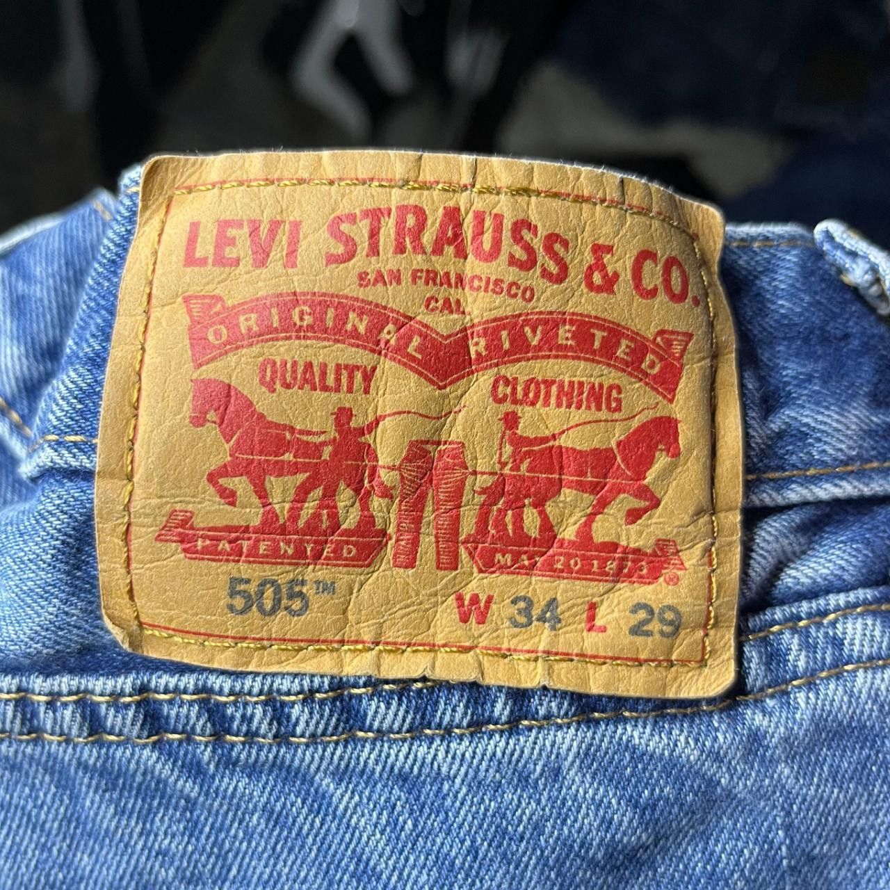 Levi's Levi’s 505 Blue Jeans - Size 34x29 Size US 34 / EU 50 - 4 Thumbnail